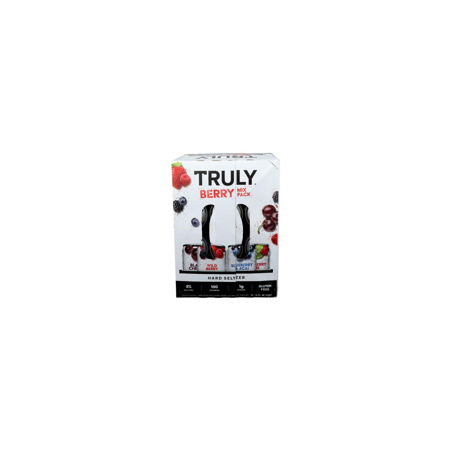 Truly Black Cherry, Wild Berry, Blueberry & Acai & Raspberry Lime Berry Mix Pack - 12 Count Image 1 of 4