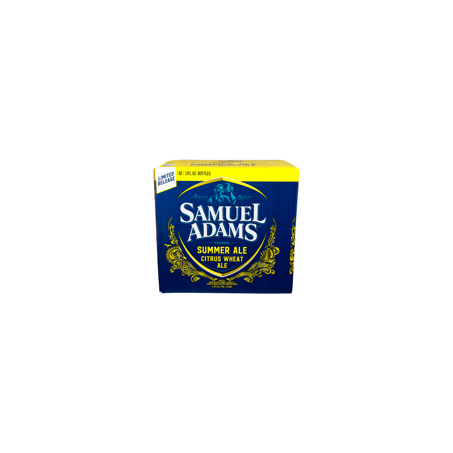Samuel Adams Citrus Wheat Ale Seasonal Summer - 12 Count Image 1 of 2