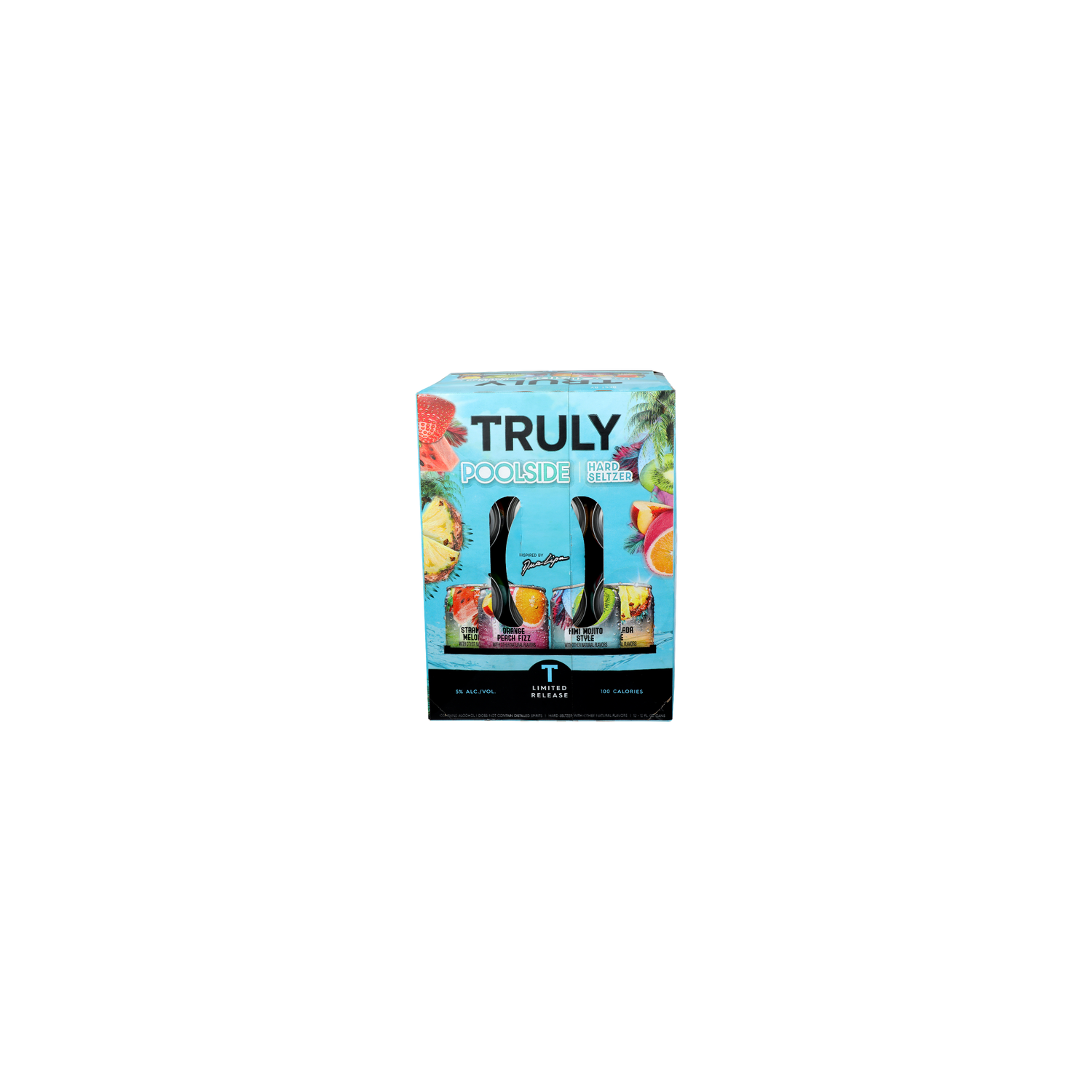 Truly Strawberry Melon Fizz, Orange Peach Kiwi Mojito Style & Piña Colada Poolside Hard Seltzer - 12 Count Image 1 of 4