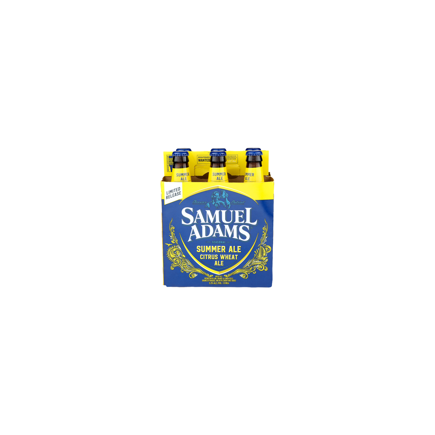 Samuel Adams Seasonal Summer Ale Citrus Wheat - 6 Count Image 1 of 2