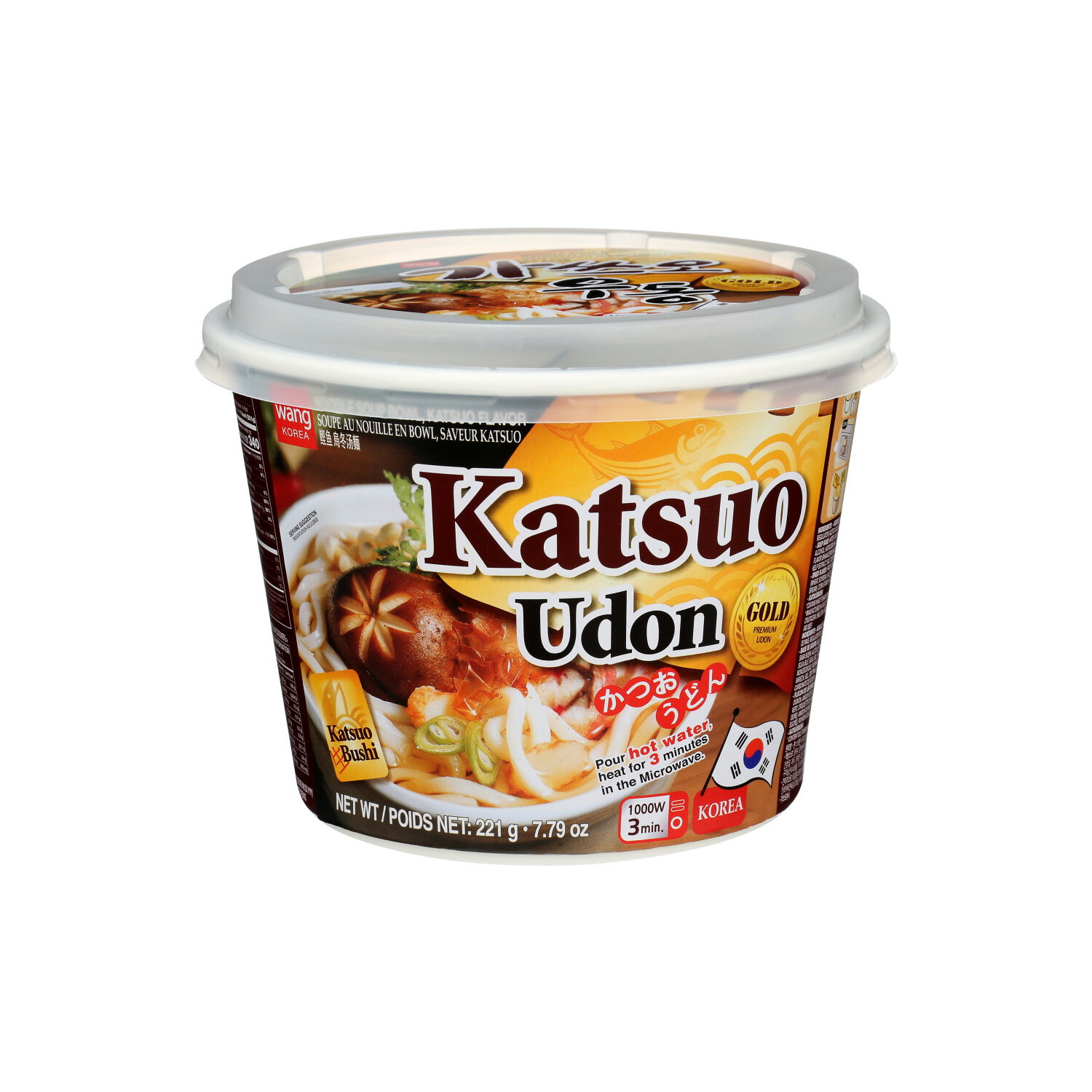 Wang Noodles Katsuo Udon - 221 Gram Image 1 of 2