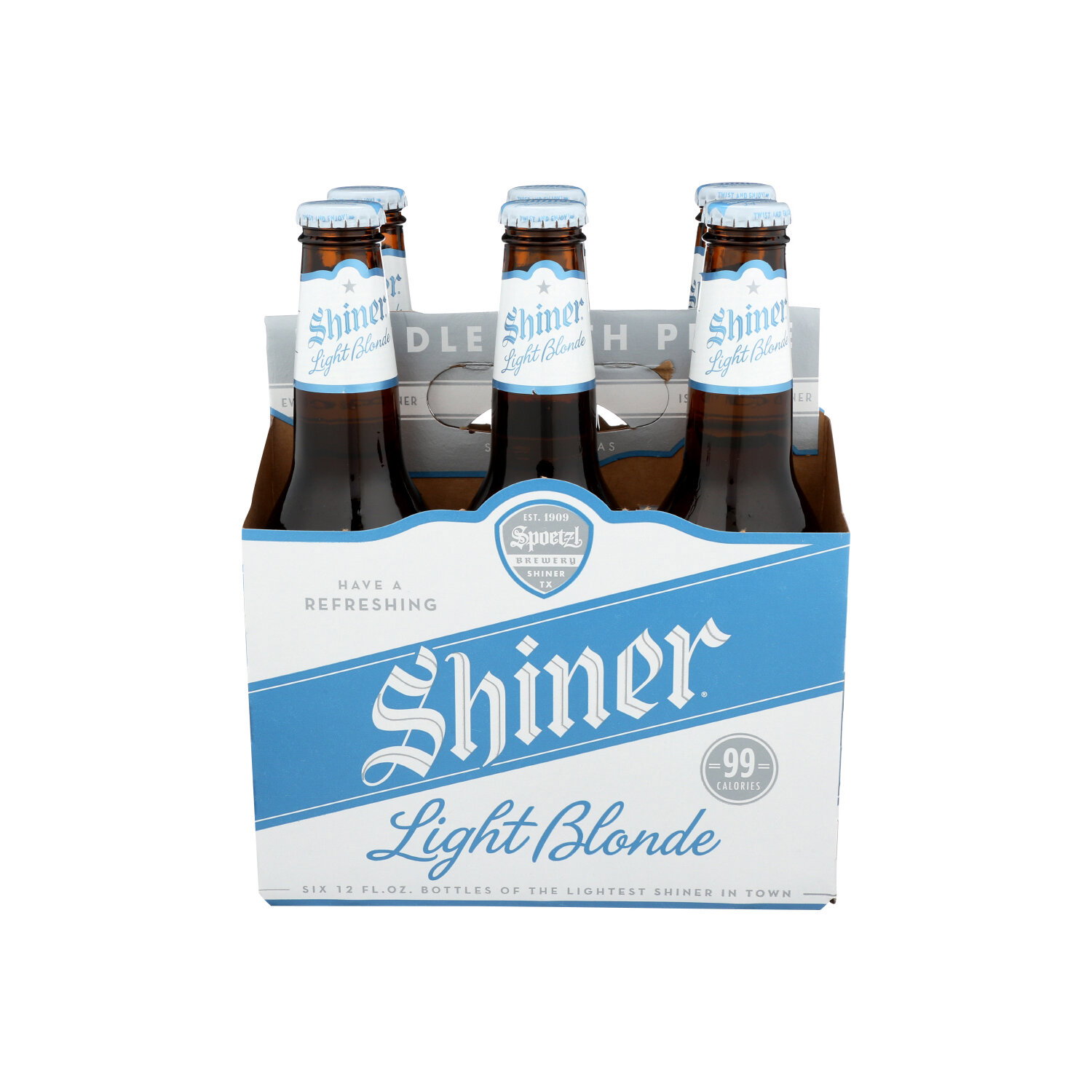 SHINER Light Blonde - 12 Fluid Ounce - 6 Count Image 1 of 2