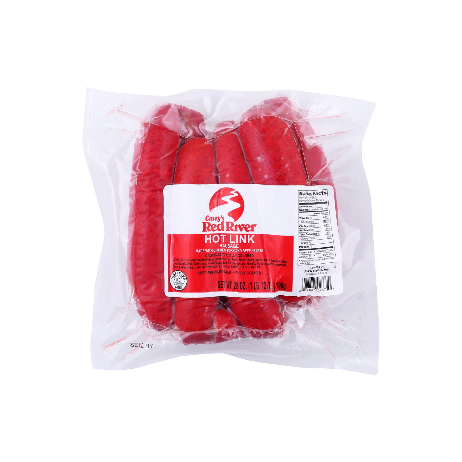 Casey's Red River Red River Hot Links - 28 Ounce - Brookshire's