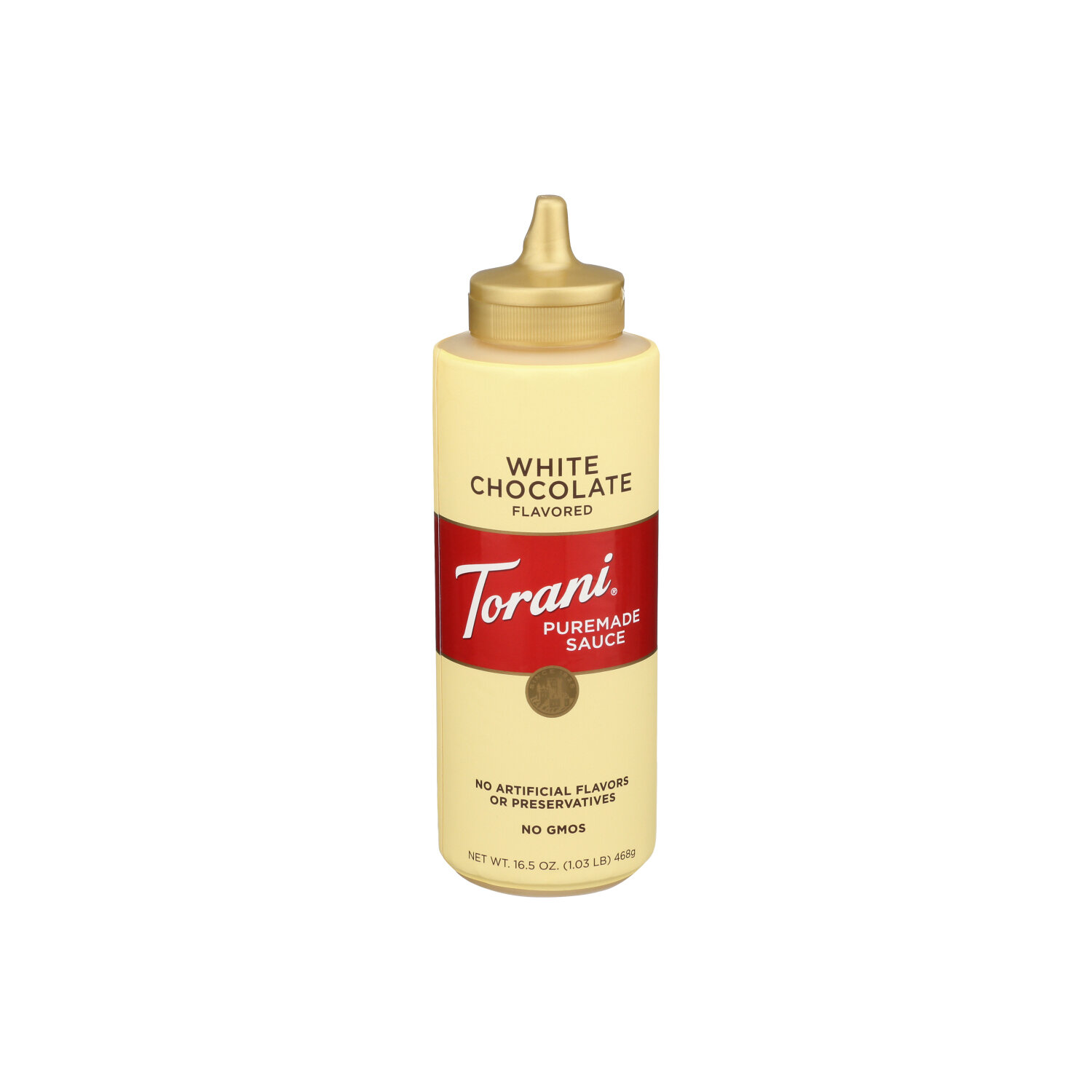 Torani White Chocolate Flavored Puremade Sauce - 16.5 Ounce Image 1 of 4