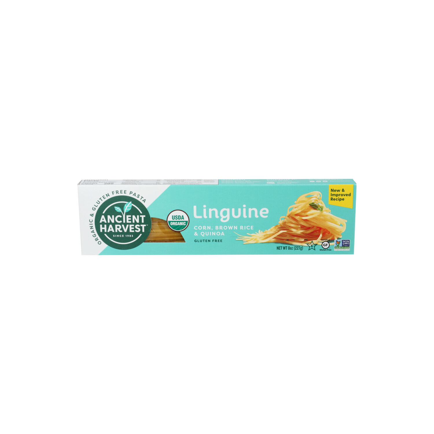 Ancient Harvest Corn, Brown Rice & Quinoa Pasta 's Organic & Gluten Free Linguine - 8 Ounce Image 1 of 4