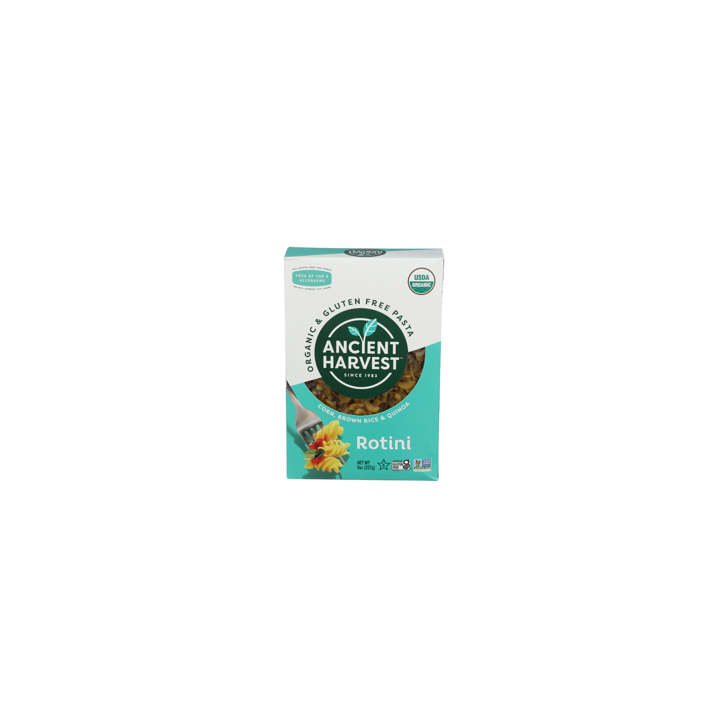 Ancient Harvest Corn, Brown Rice & Quinoa Pasta 's Organic & Gluten Free Rotini - 8 Ounce Image 1 of 4