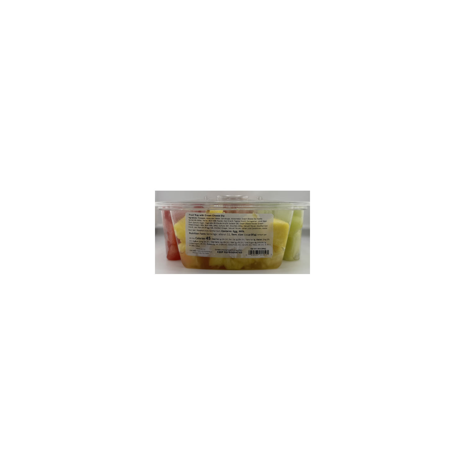 Nature Best Small Fruit Tray With Cream Cheese Dip - 11 Ounce - 3 Count Image 1 of 2