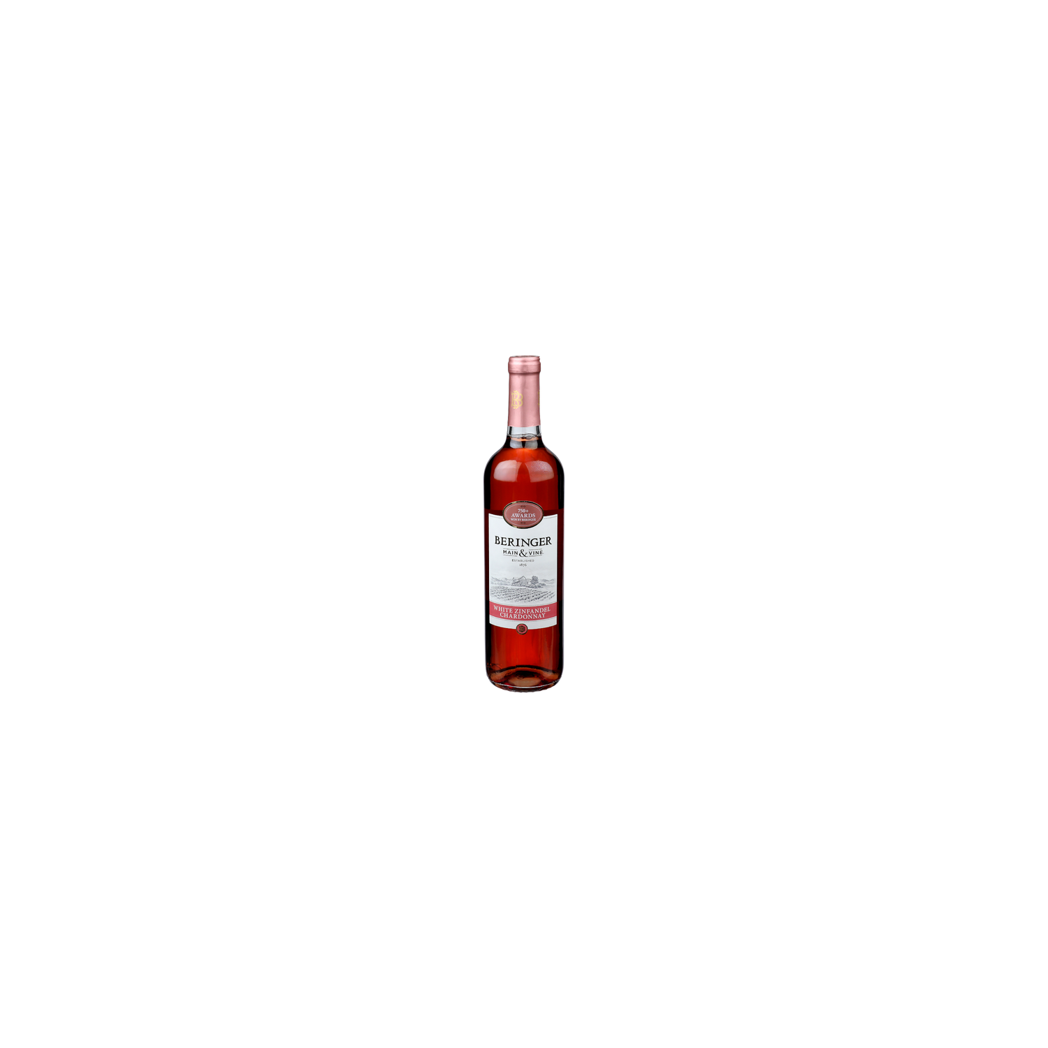 Beringer White Zinfandel Chardonnay Main & Vine - 750 ml Image 1 of 2