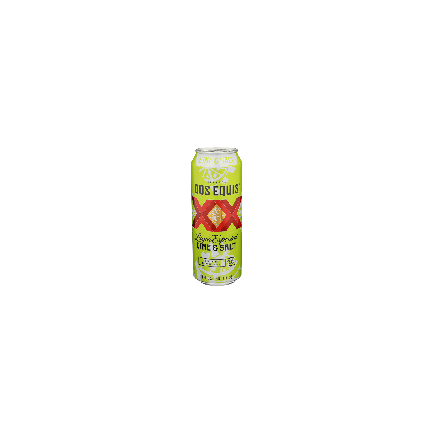 Dos Equis Lime & Salt XX Lager Especial - 24 Fluid Ounce Image 1 of 3
