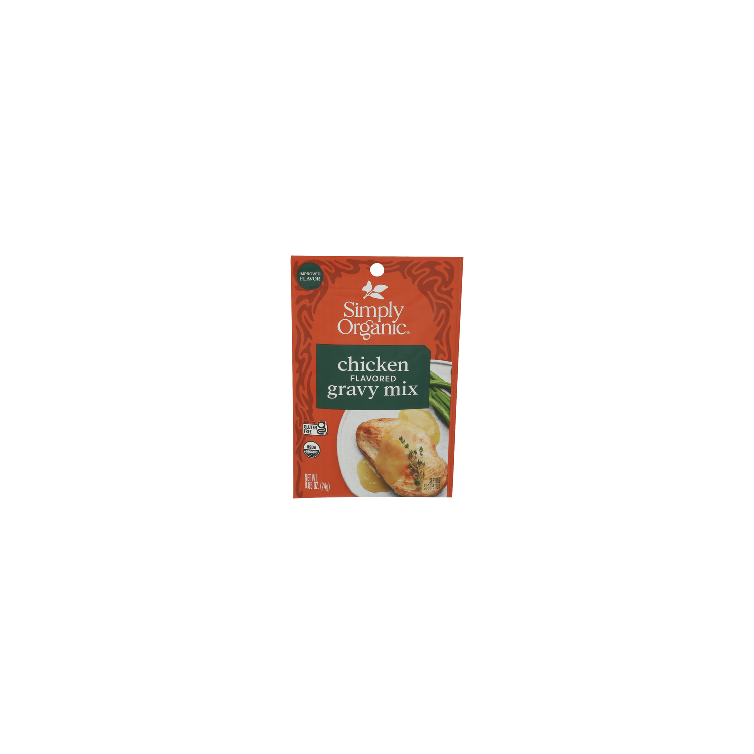 Simply Organic Roasted Chicken Gravy Flavored Mix - 0.213 Ounce - 4 Count Image 1 of 4