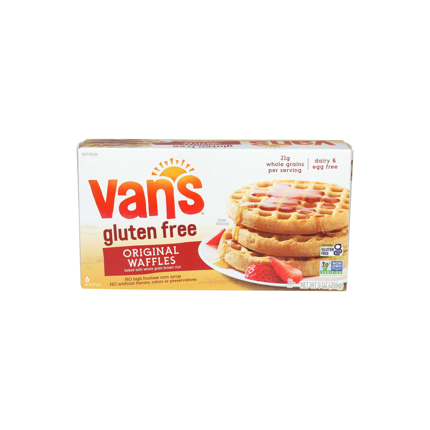 Van's Gluten Free Original Waffle - 0.56 Pound Image 1 of 4