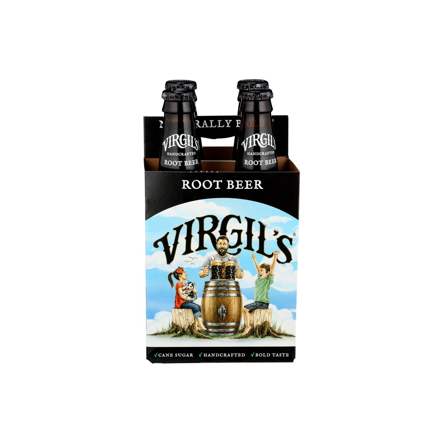 VIRGIL'S Handcrafted Bottles - 12 Fluid Ounce - 4 Count