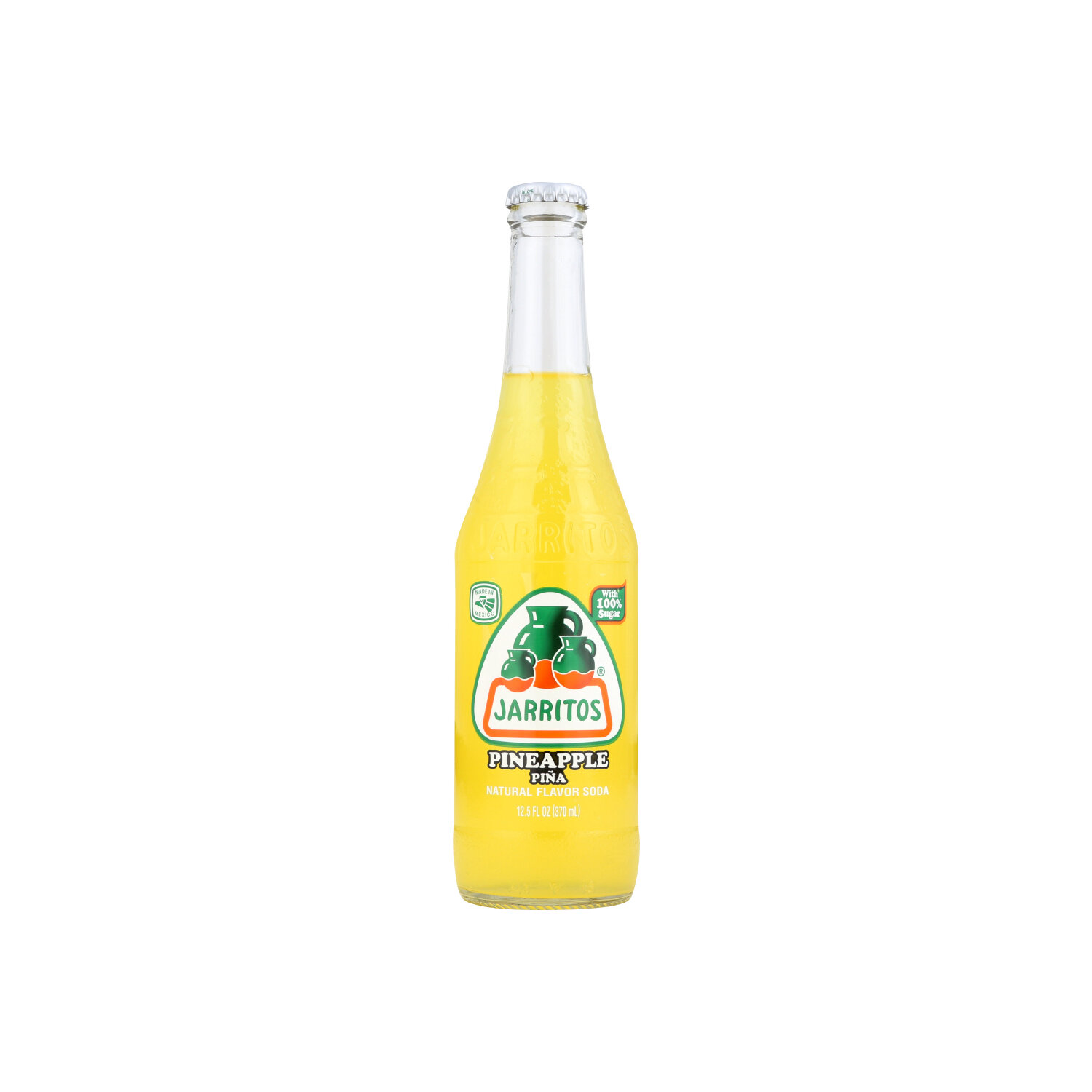 JARRITOS Pineapple Flavor Soft Drink - 12.5 Ounce