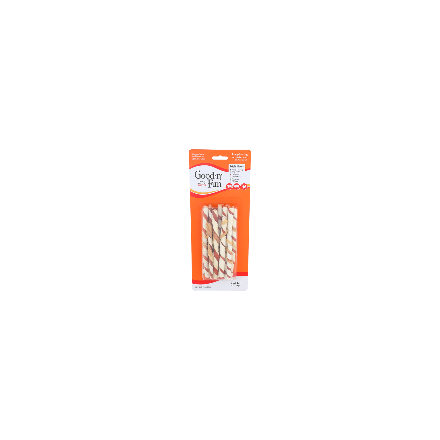 Good 'N' Fun Triple Flavor Twists - 0.22 Ounce - 10 Count Image 1 of 4