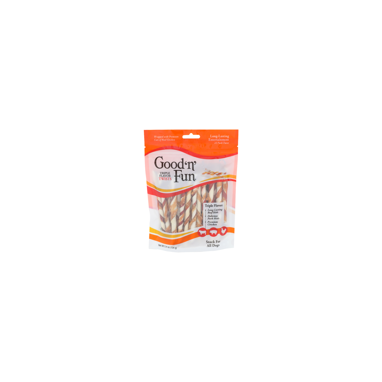 Good 'N' Fun Triple Flavor Twists - 0.245 Ounce - 22 Count Image 1 of 4