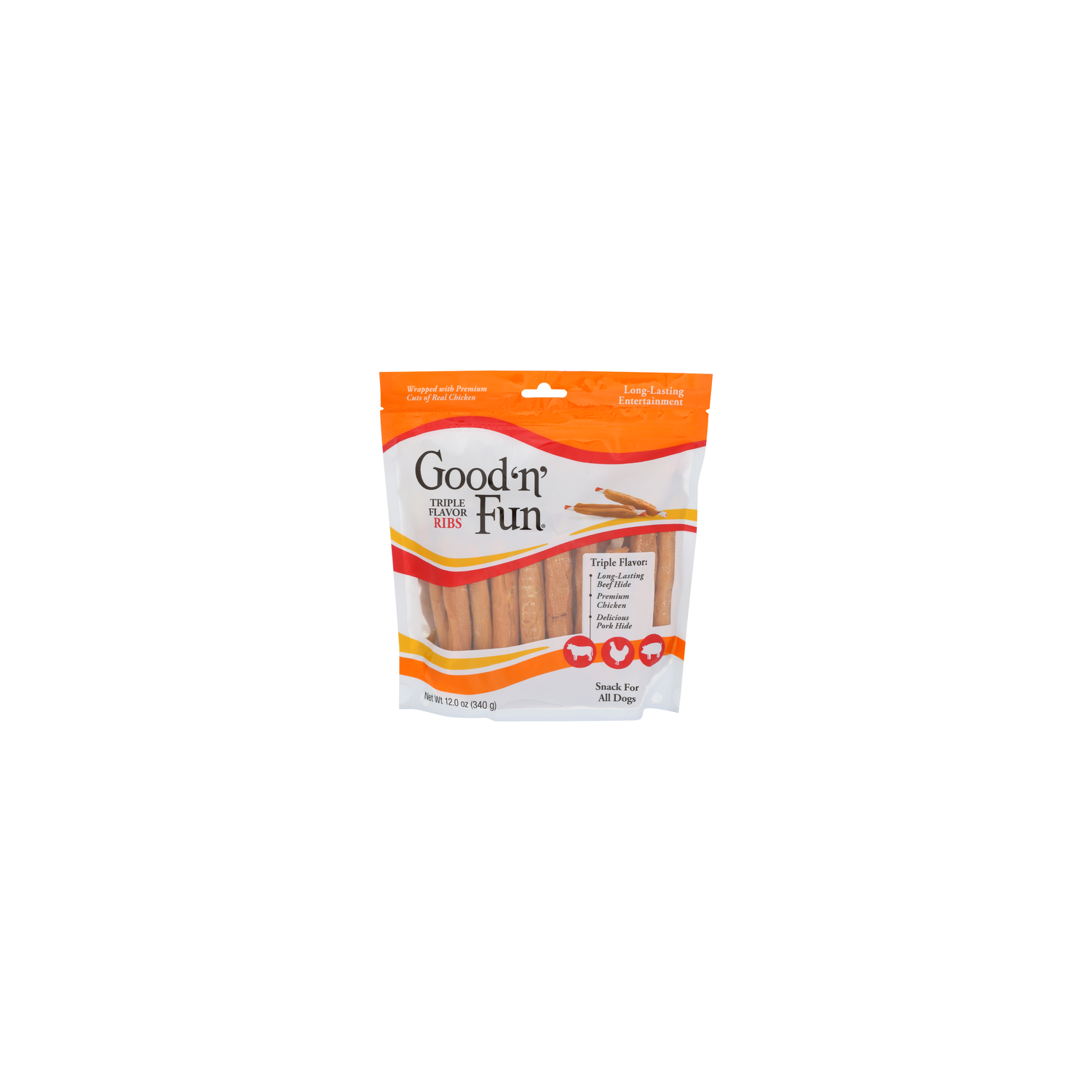 Good 'N' Fun Triple Flavor Ribs - 12 Ounce Image 1 of 4