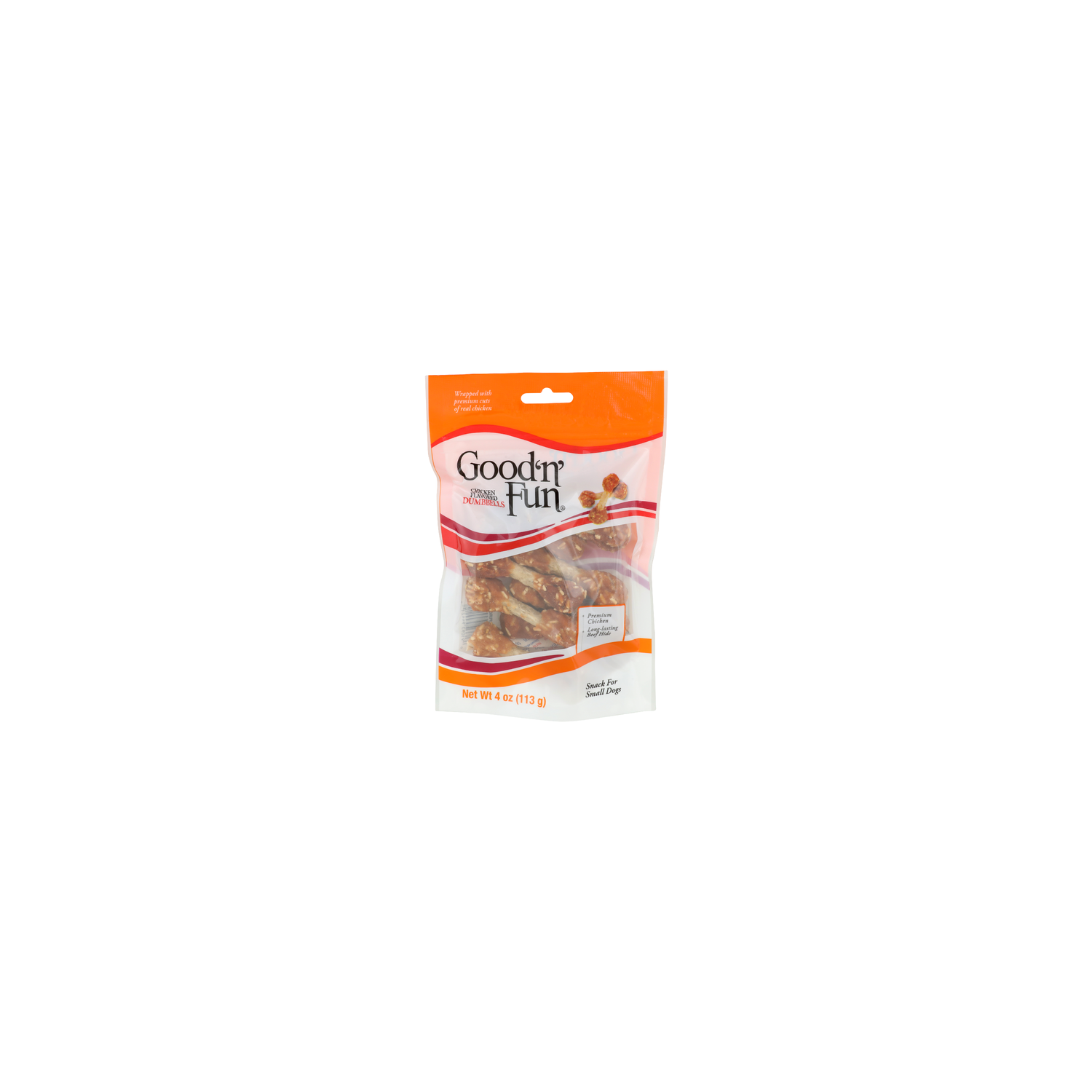 GOOD'N'FUN Chicken Dumbbells - 4 Ounce Image 1 of 4