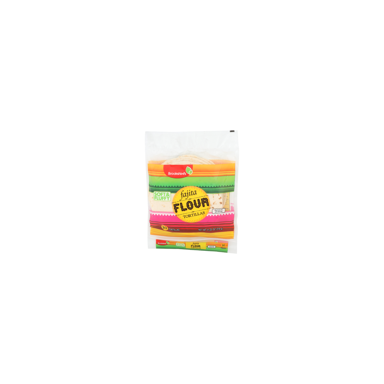 Brookshire's Fajita Flour Tortillas - 1.125 Ounce - 10 Count Image 1 of 4