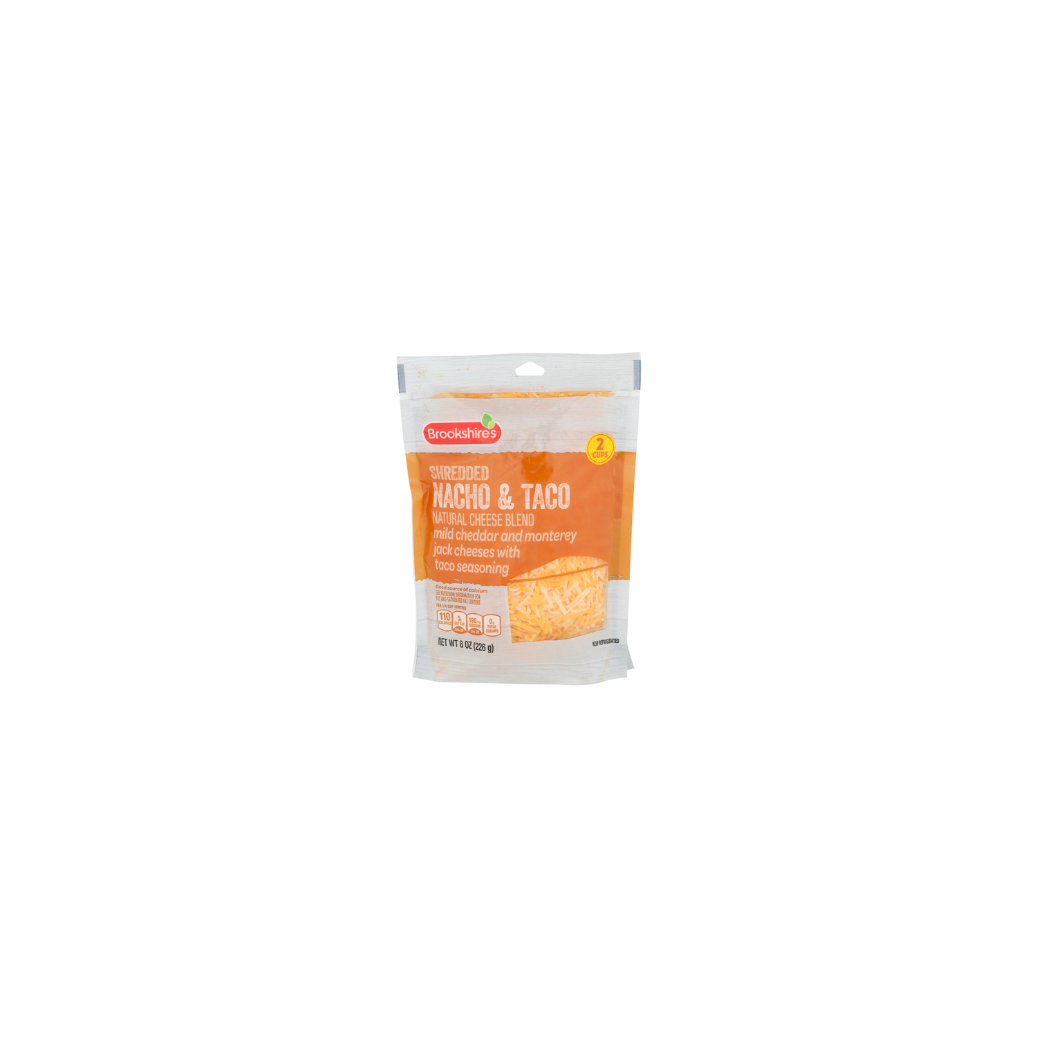 Brookshire's Shredded Nacho & Taco Cheese Blend - 8 Ounce Image 1 of 4