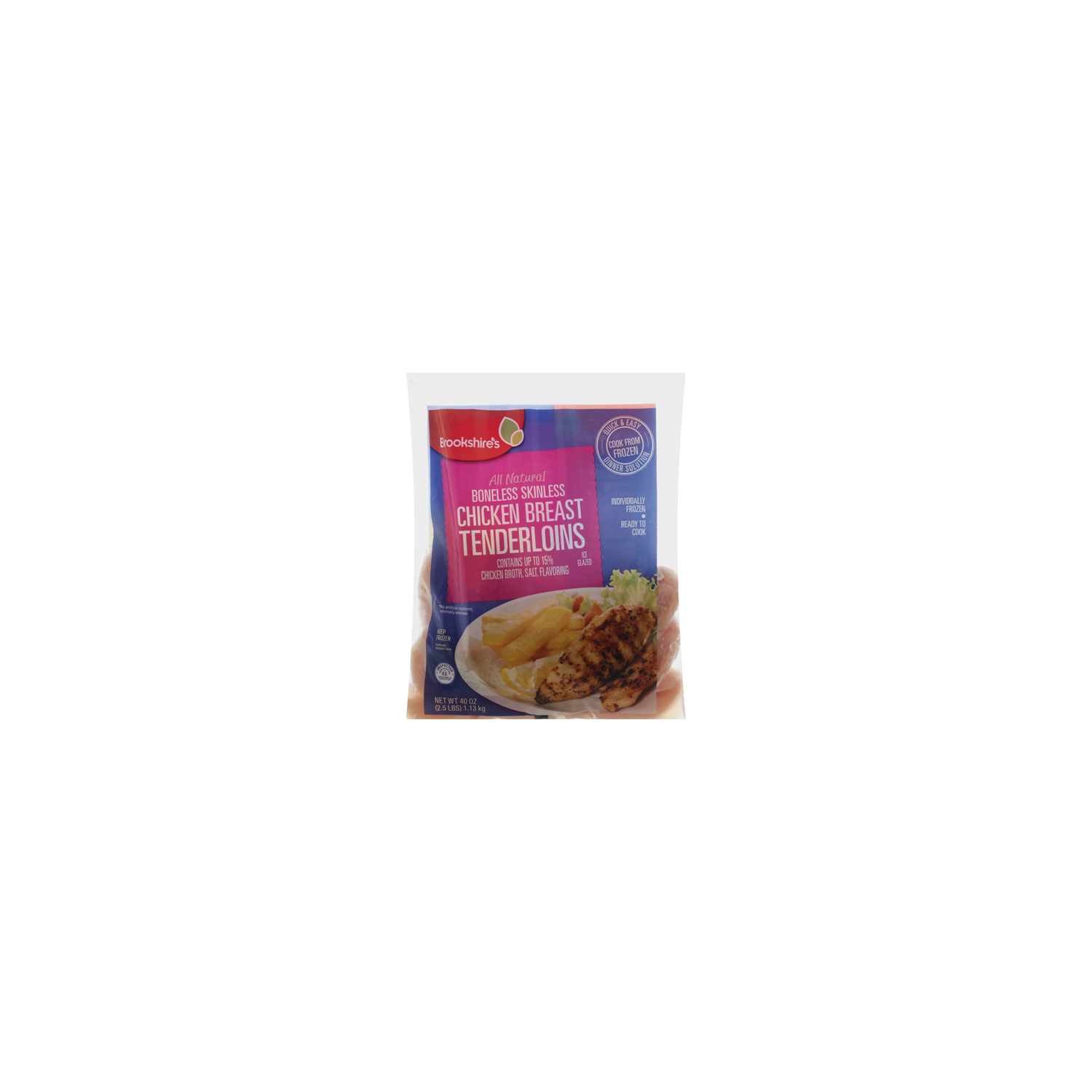 Brookshire's Boneless Skinless Chicken Breast Tenderloins - 40 Ounce Image 1 of 4