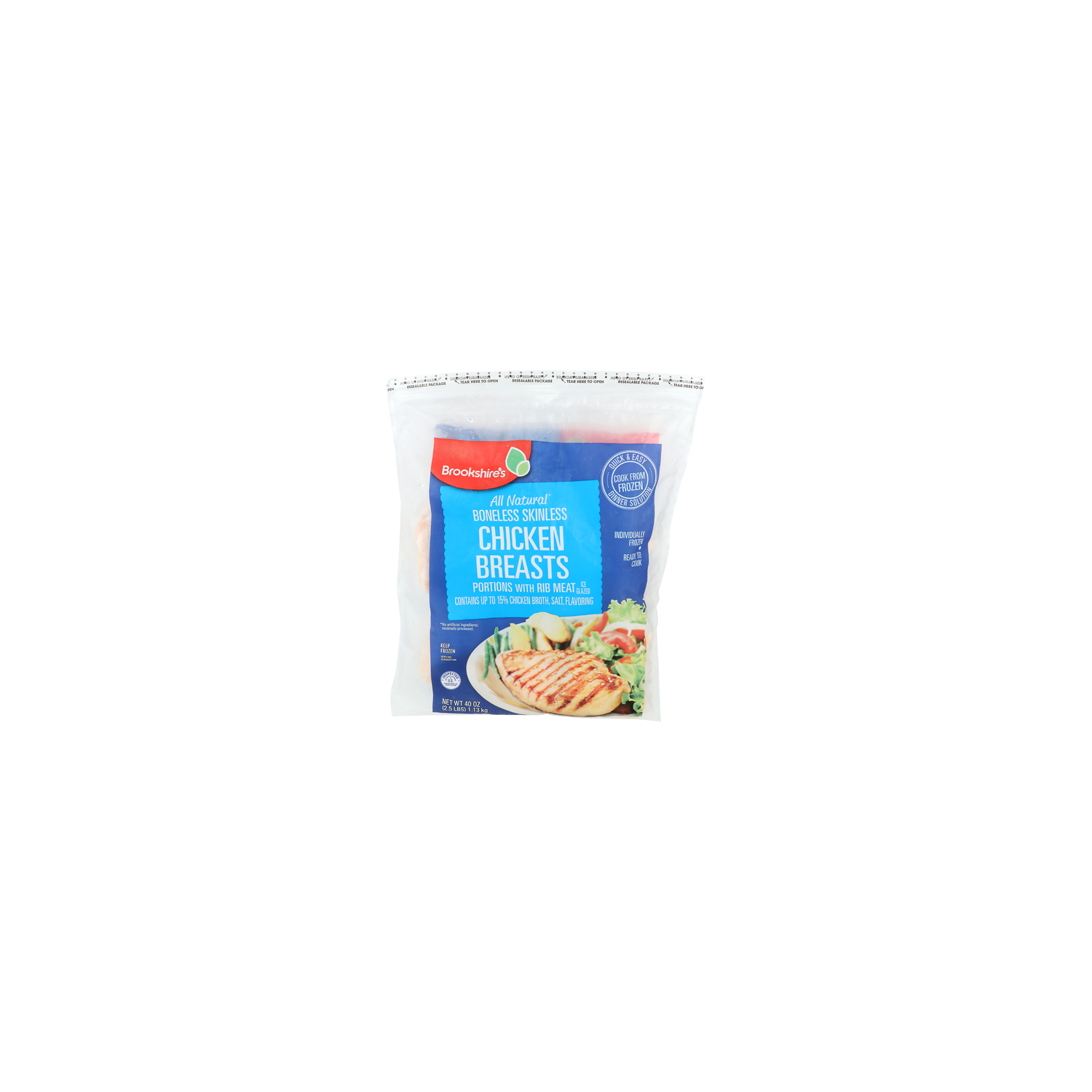 Brookshire's Boneless Skinless Chicken Breasts - 40 Ounce Image 1 of 4