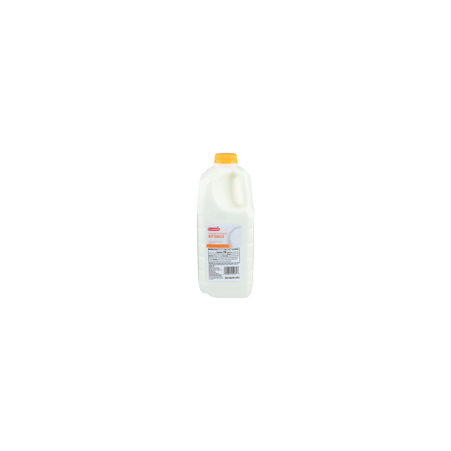 Brookshire's Lowfat Cultured Buttermilk - Half Gallon Image 1 of 4