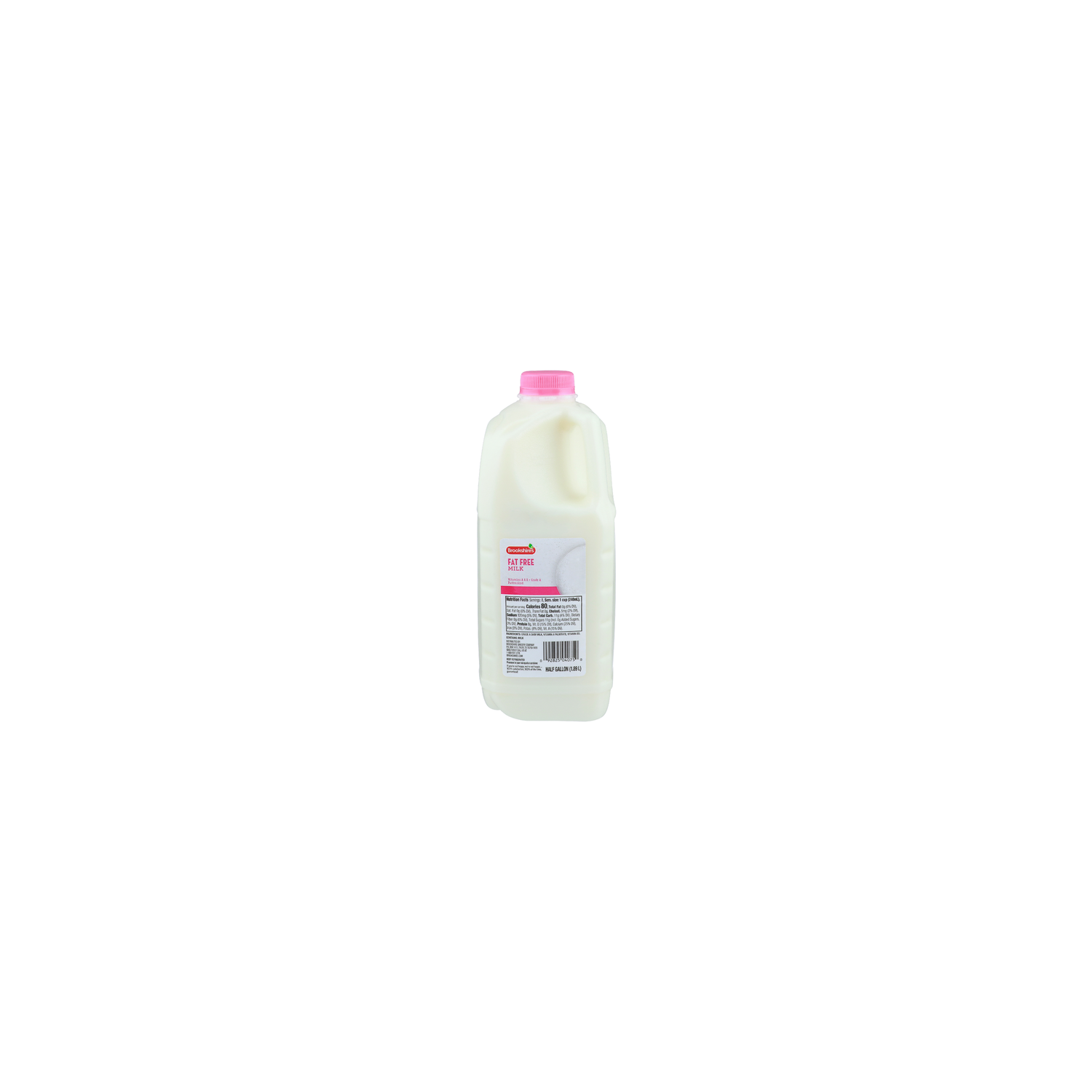 Brookshire's Fat Free Milk - Half Gallon Image 1 of 4