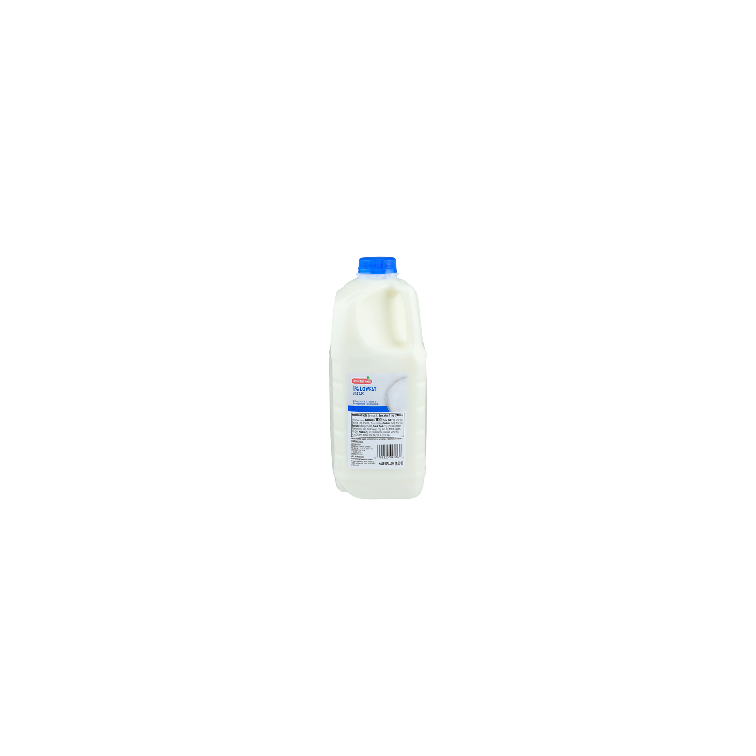 Brookshire's 1% Lowfat Milk - Half Gallon Image 1 of 4