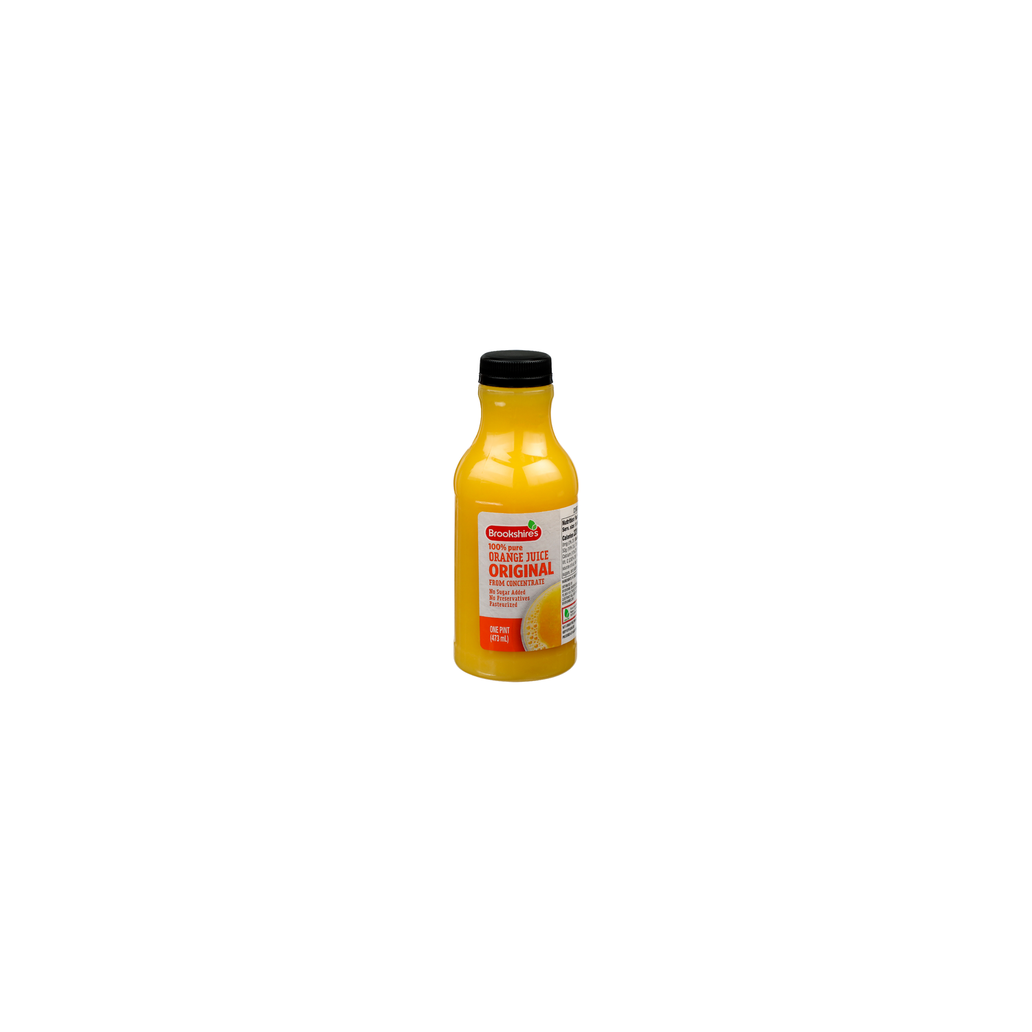 Brookshire's 100% Pure Original Orange Juice - 1 Pint Image 1 of 4