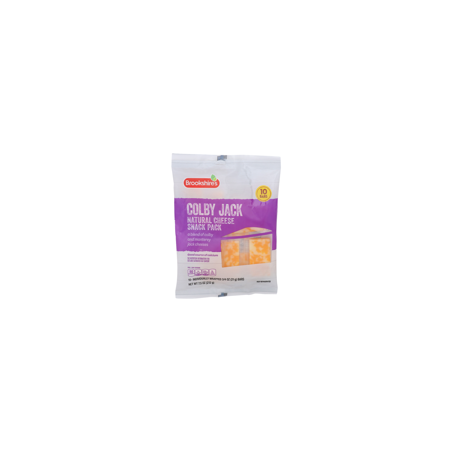 Brookshire's Snack Pack Colby Jack Cheese - 0.75 Ounce - 10 Count Image 1 of 4
