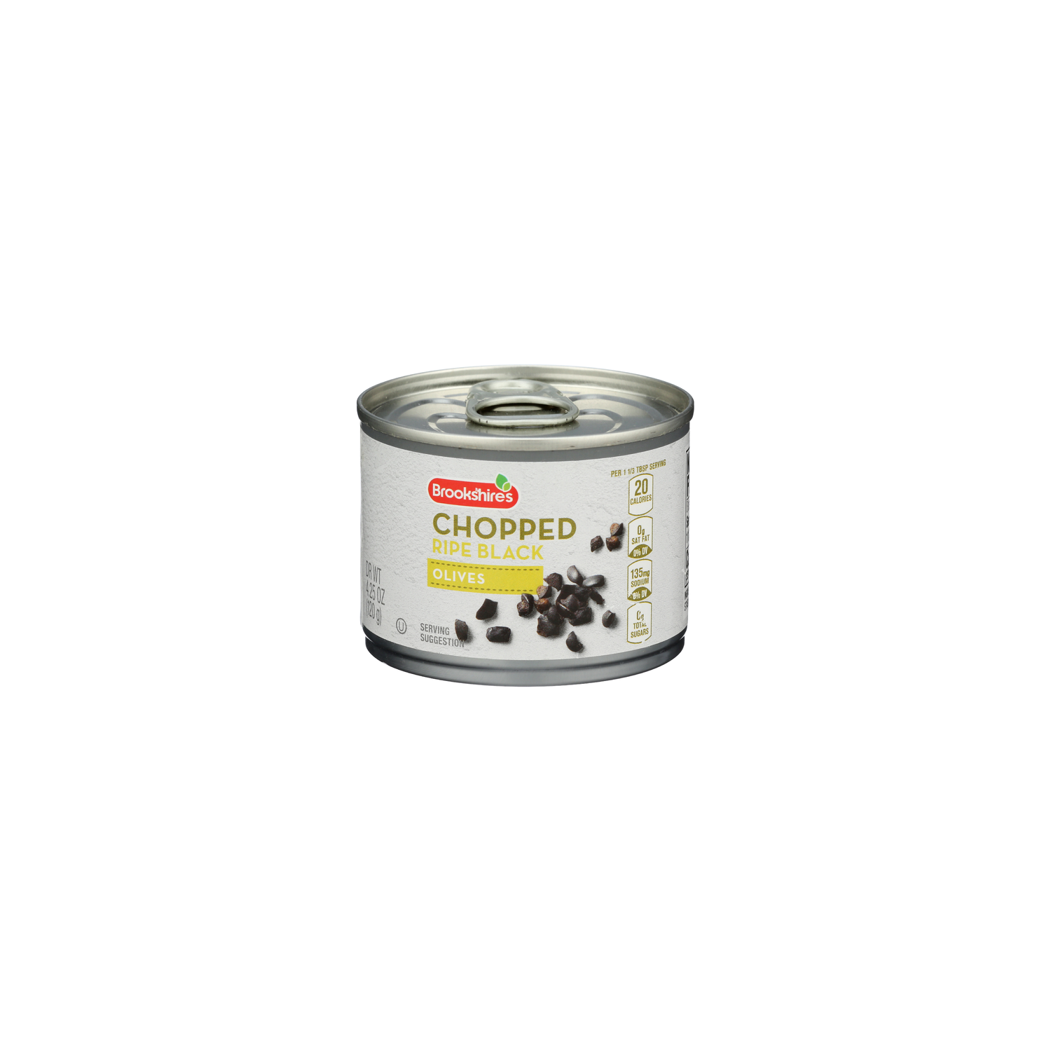 Brookshire's Chopped Ripe Black Olives - 4.25 Ounce