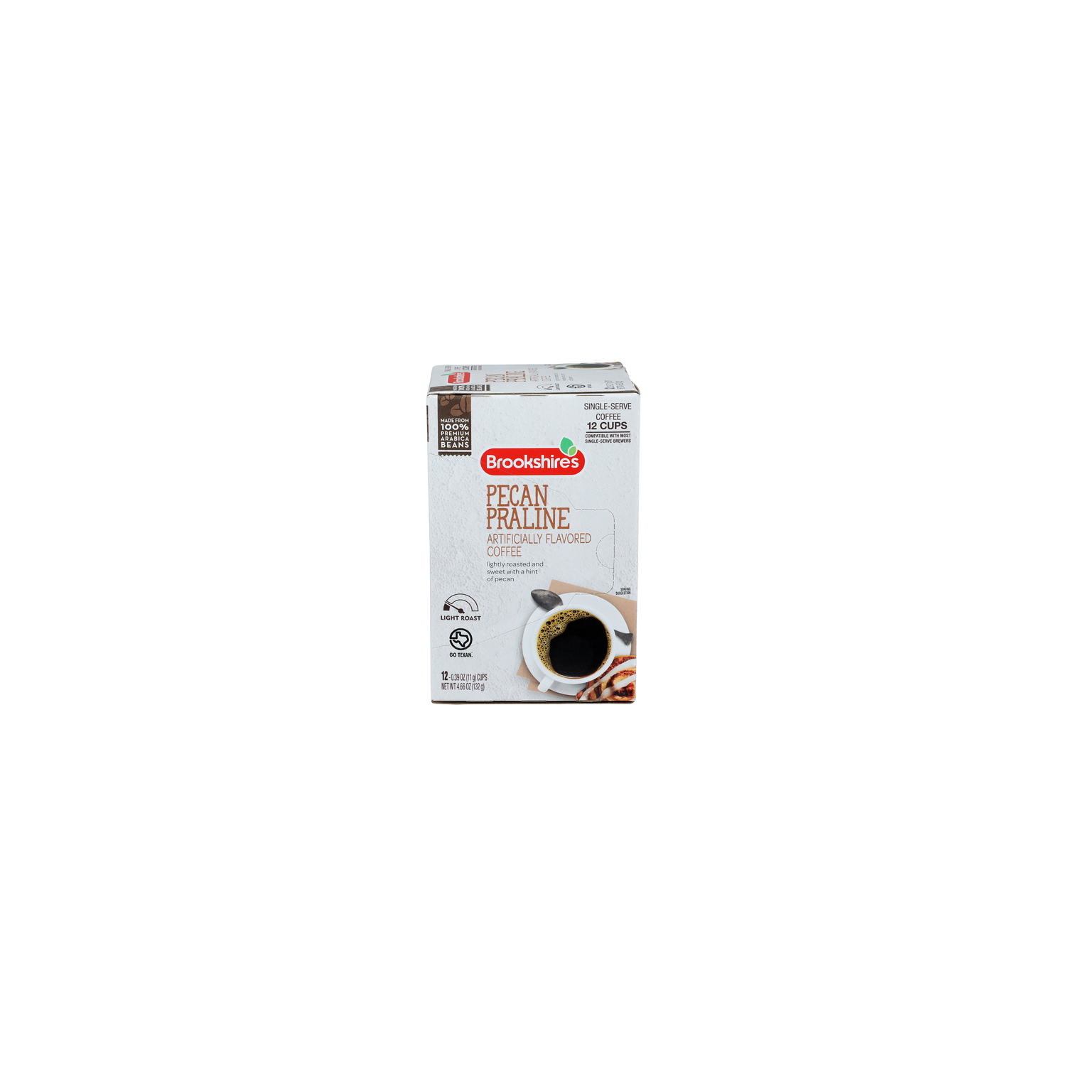 Brookshire's Single-Serve Pecan Praline Light Roast Coffee - 0.388 Ounce - 12 Count Image 1 of 3