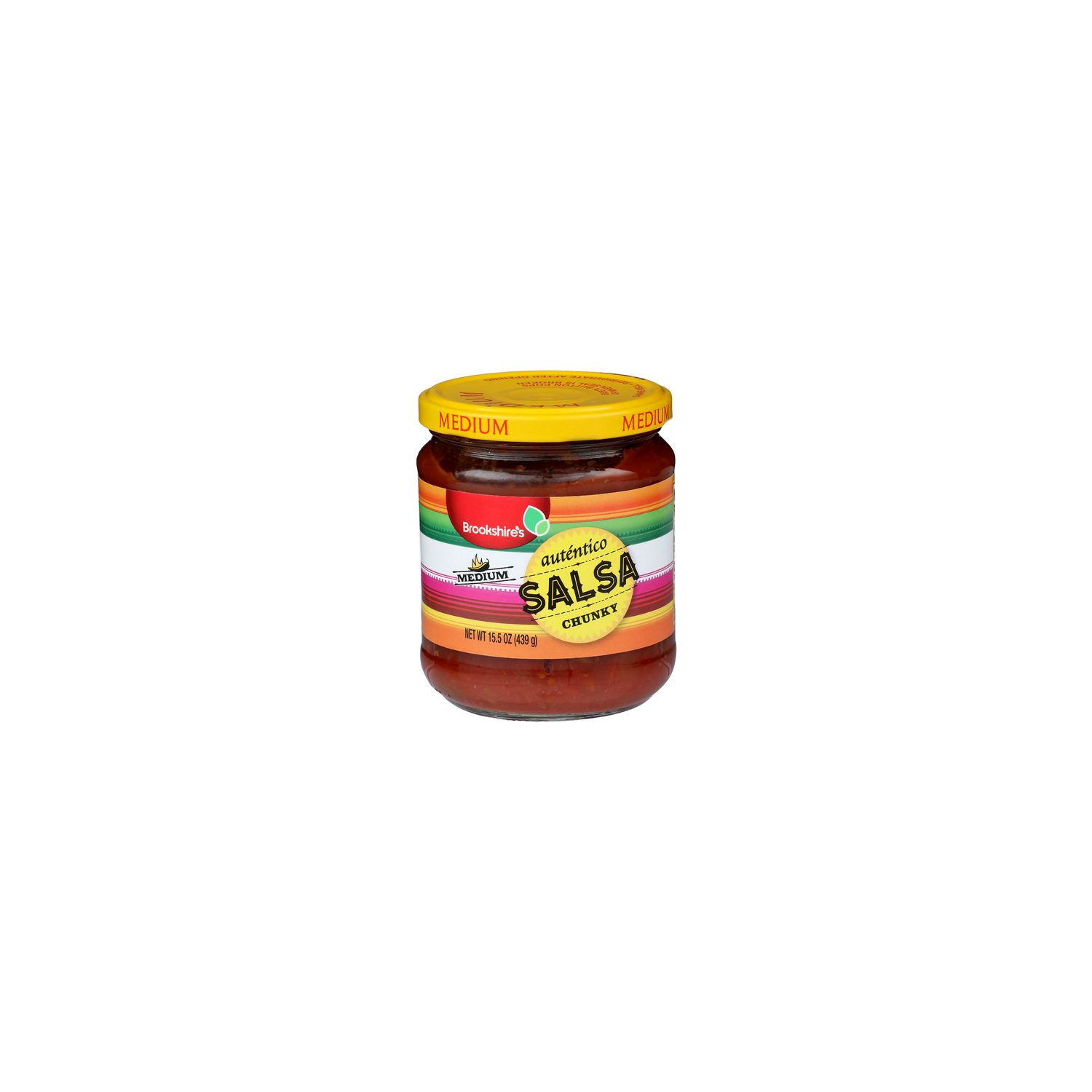 Brookshire's Authentico Medium Chunky Salsa - 15.5 Ounce Image 1 of 4
