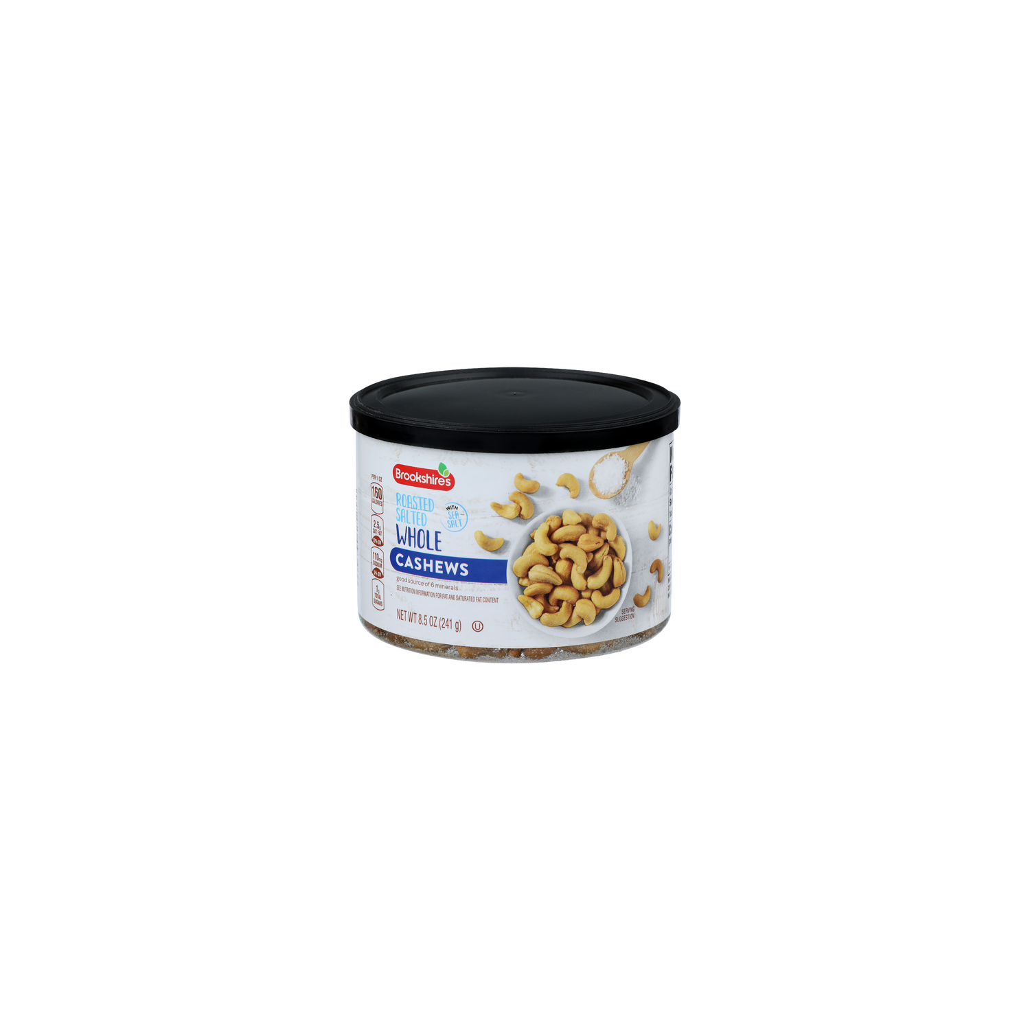 Brookshire's Roasted Salted Whole Cashews - 8.5 Ounce Image 1 of 4