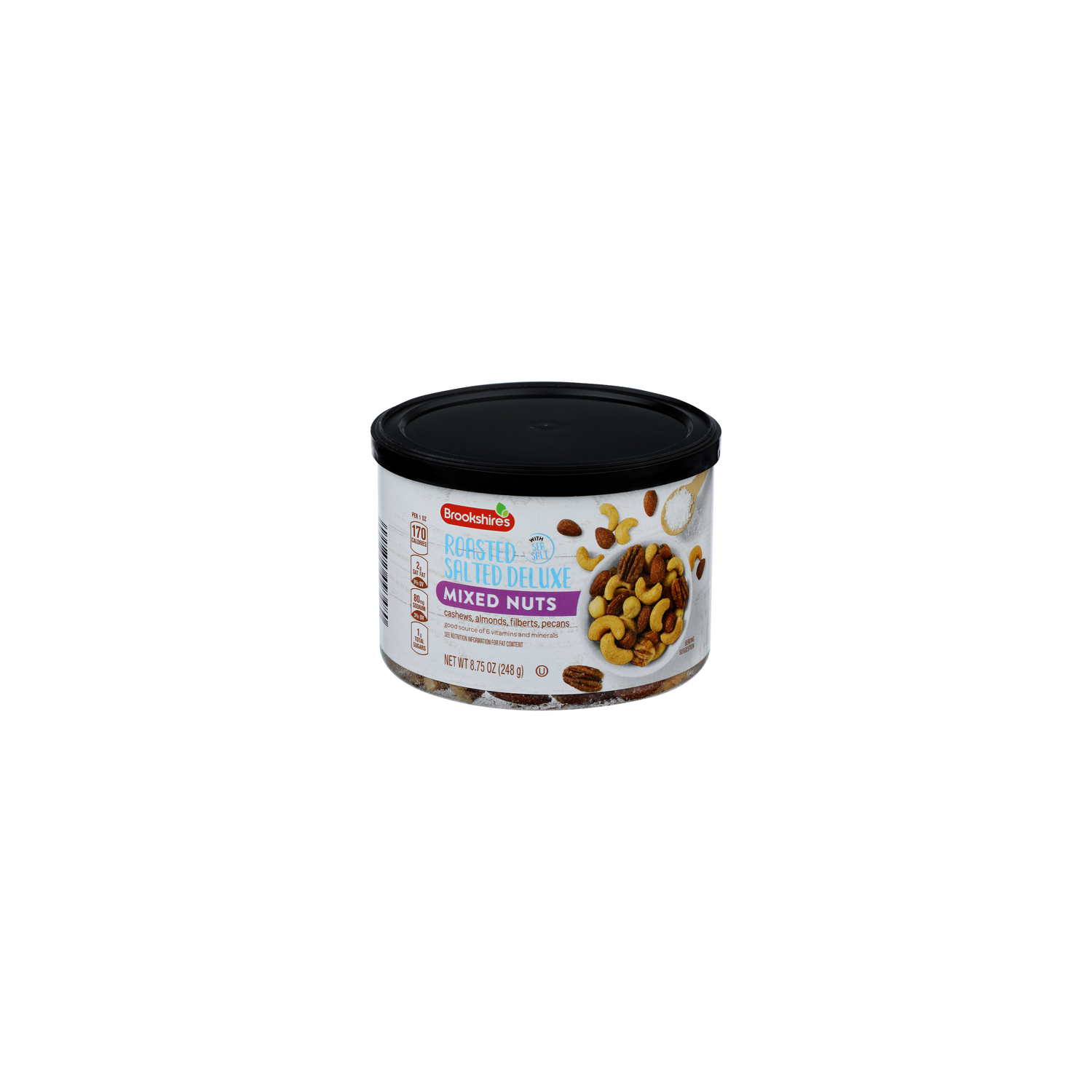 Brookshire's Roasted Salted Deluxe Mixed Nuts - 8.75 Ounce Image 1 of 4