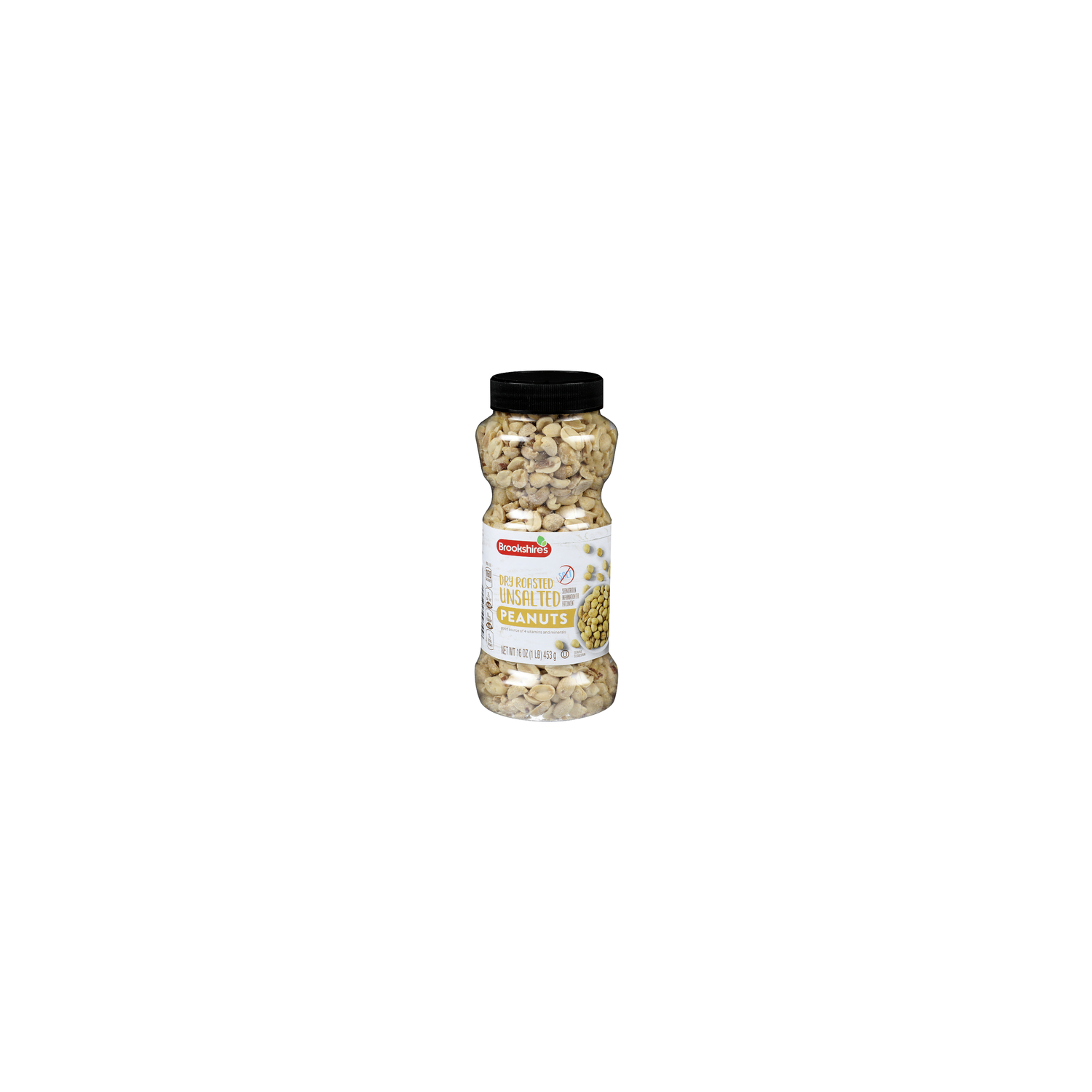 Brookshire's Dry Roasted Unsalted Peanuts - 16 Ounce Image 1 of 4