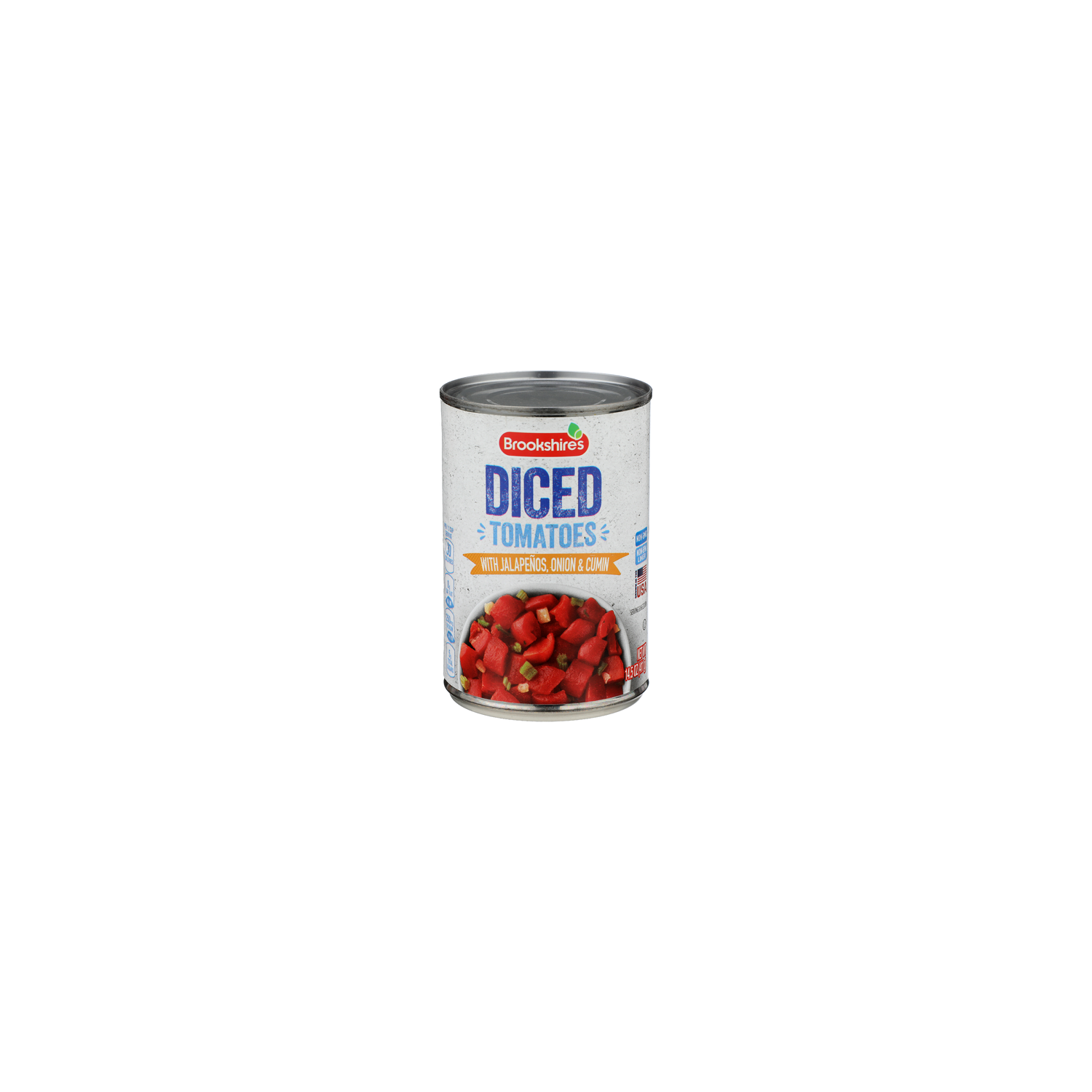 Brookshire's With Jalapeños, Onion & Cumin Diced Tomatoes - 14.5 Ounce Image 1 of 4