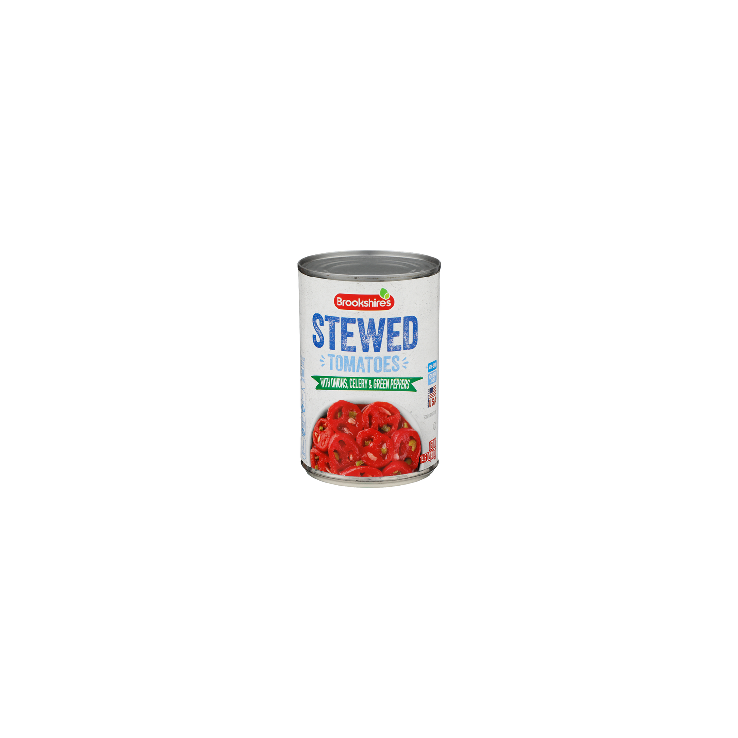 Brookshire's Stewed Tomatoes With Onions, Celery & Green Peppers - 14.5 Ounce Image 1 of 4