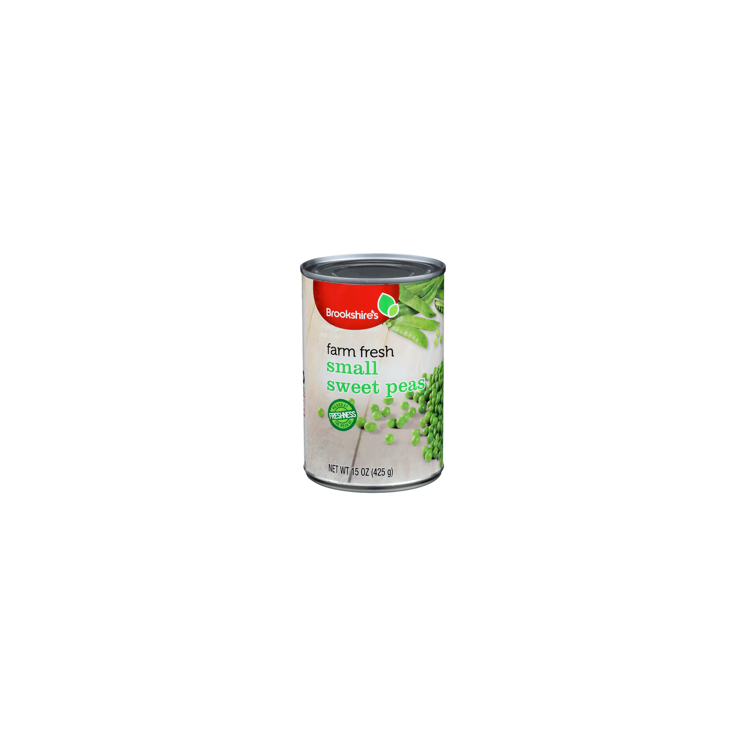 Brookshire's Small Sweet Peas - 15 Ounce Image 1 of 4