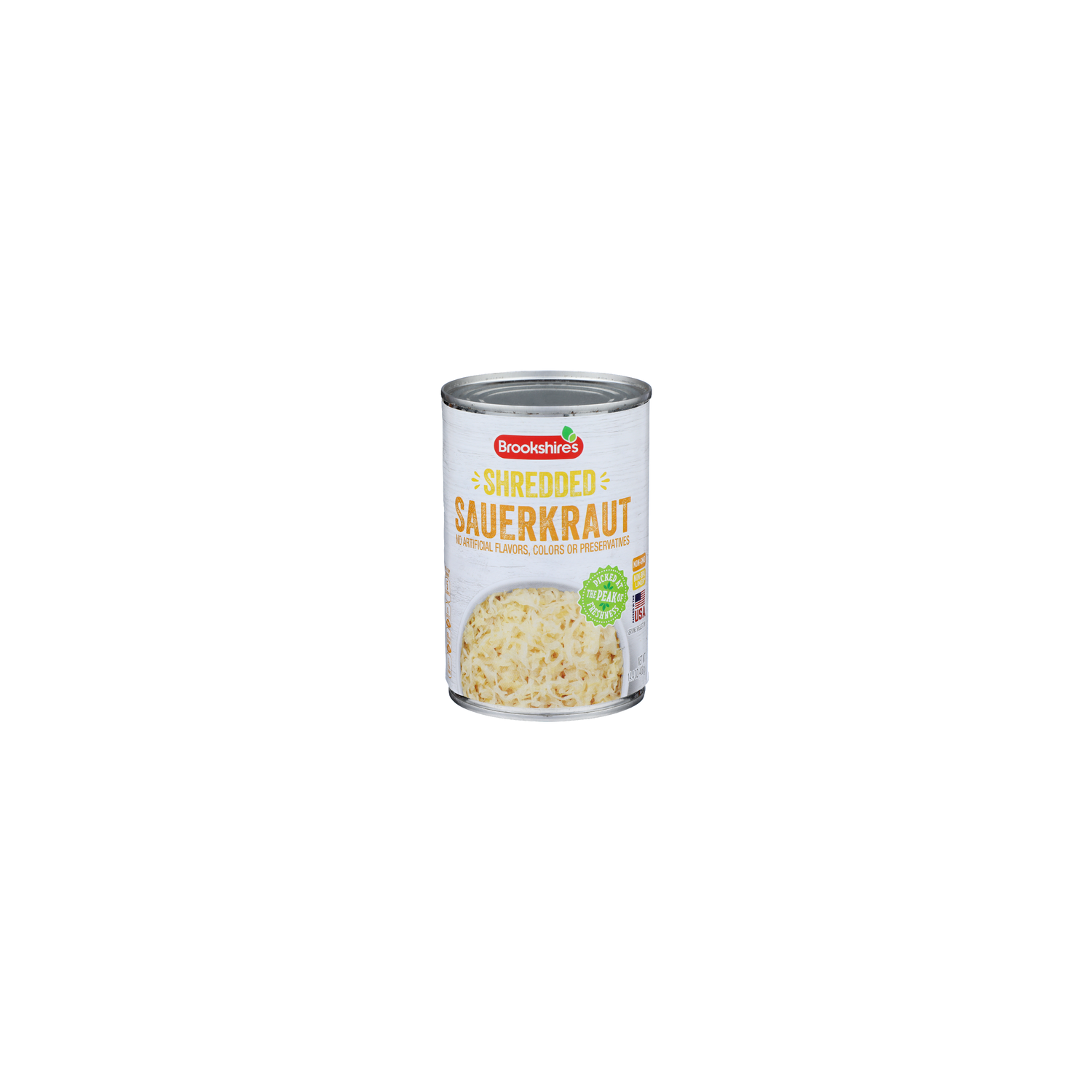 Brookshire's Shredded Sauerkraut - 14.4 Ounce Image 1 of 4