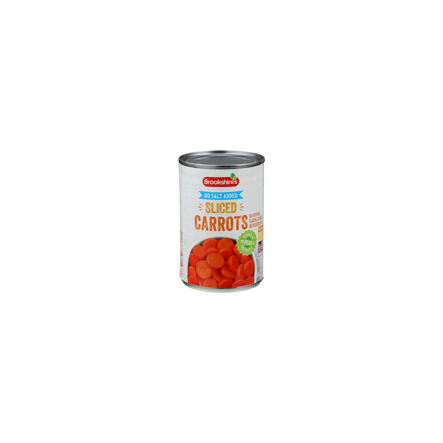 Brookshire's No Salt Added Sliced Carrots - 14.5 Ounce Image 1 of 4