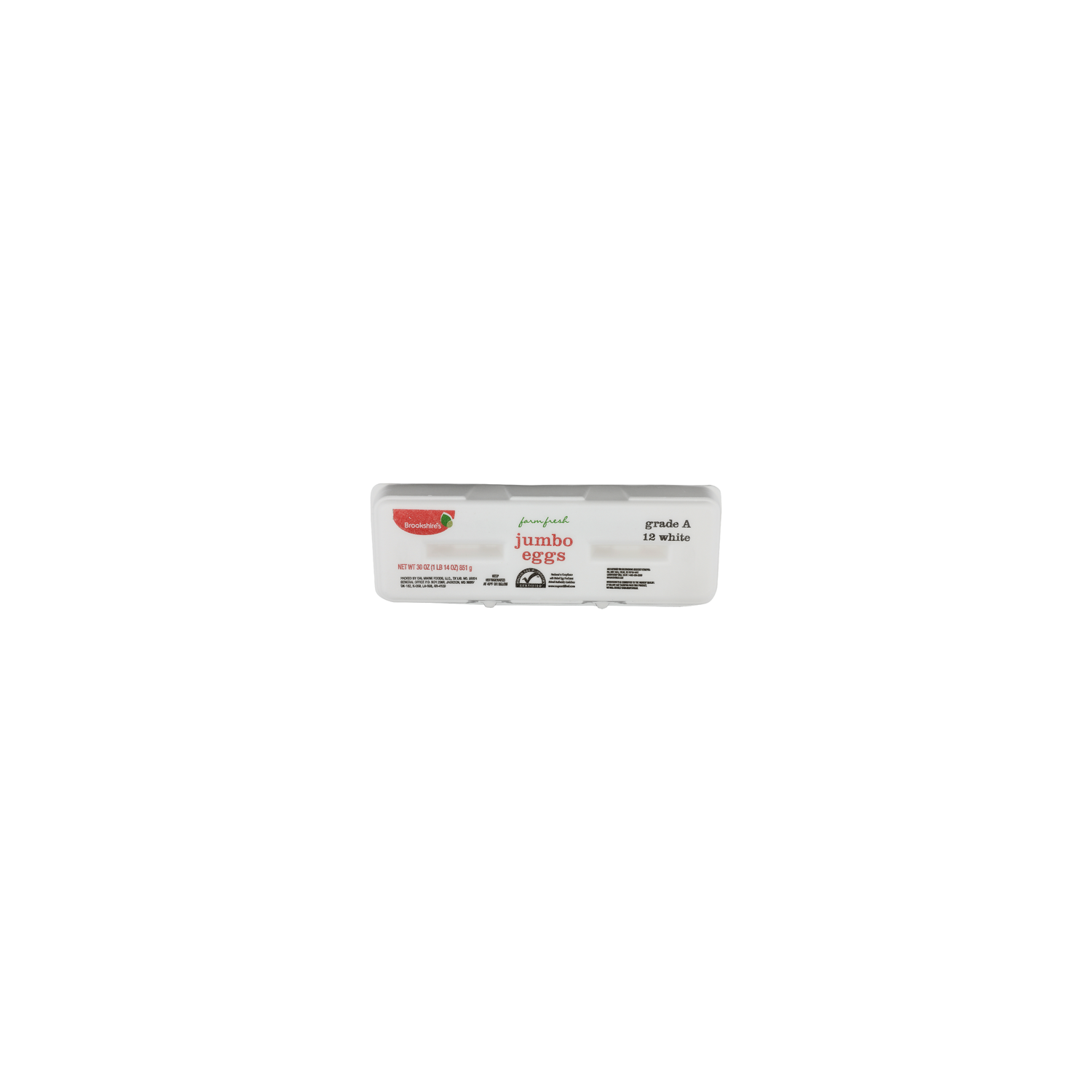 Brookshire's Jumbo Grade A White Eggs - 12 Count Image 1 of 3