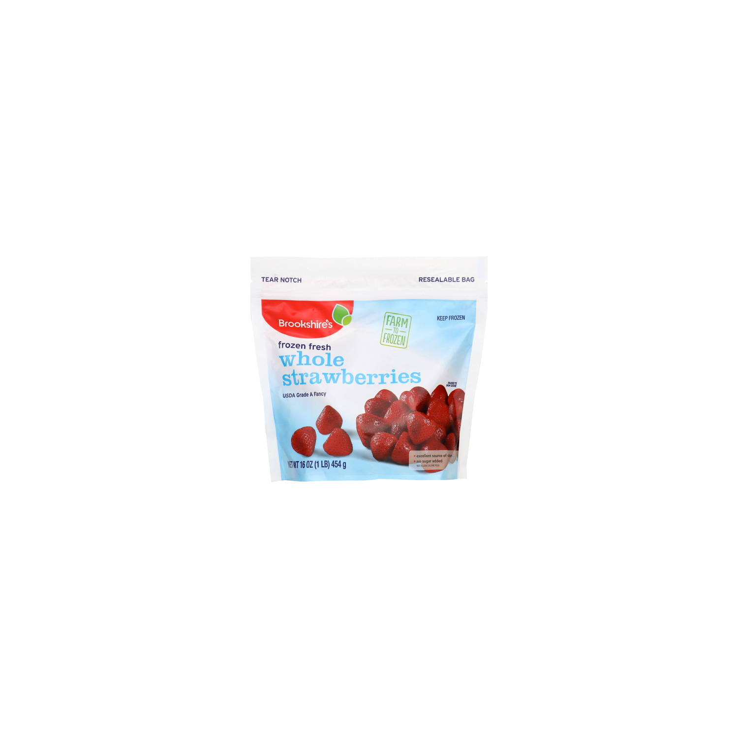 Brookshire's Whole Strawberries - 16 Ounce Image 1 of 4