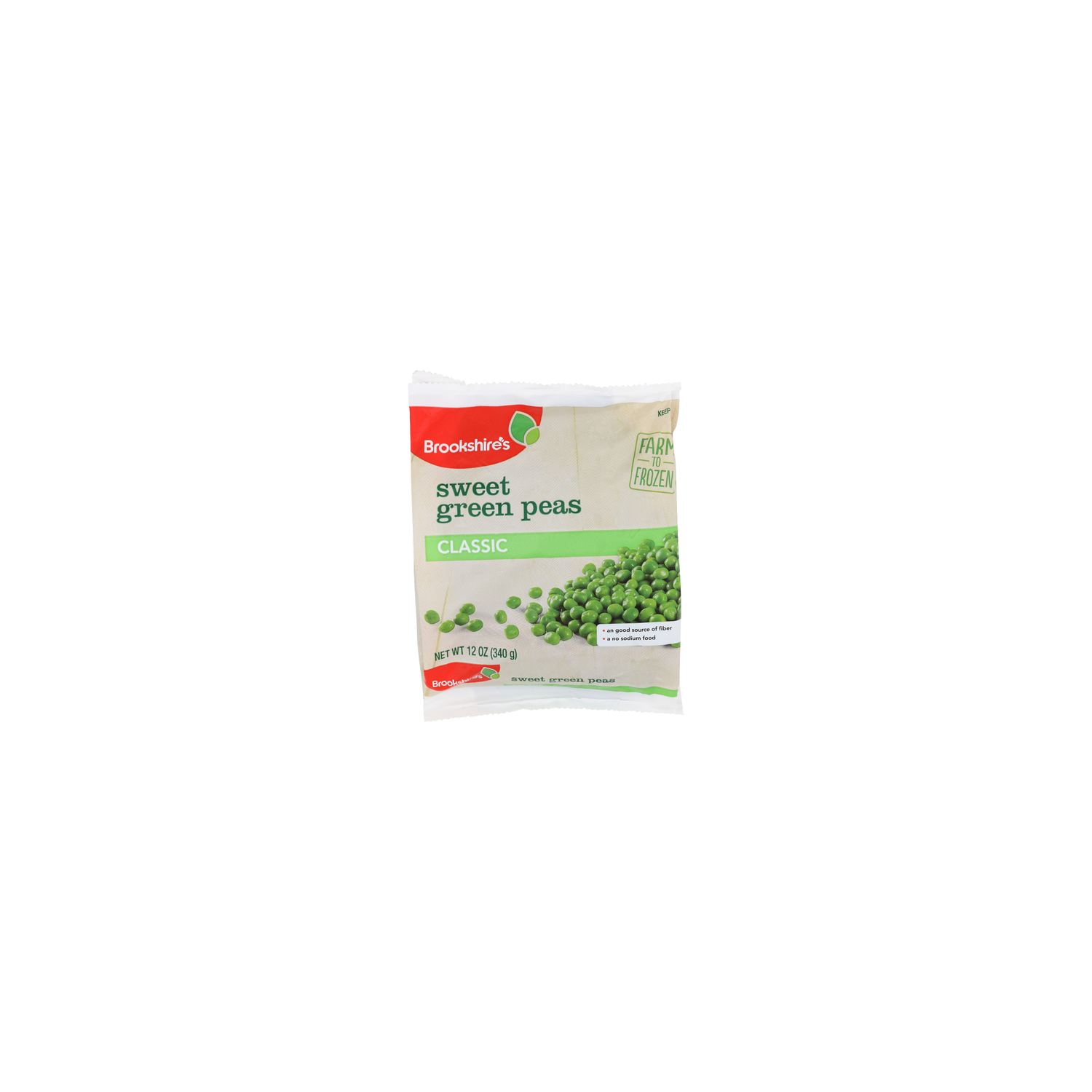 Brookshire's Classic Sweet Green Peas - 12 Ounce Image 1 of 4