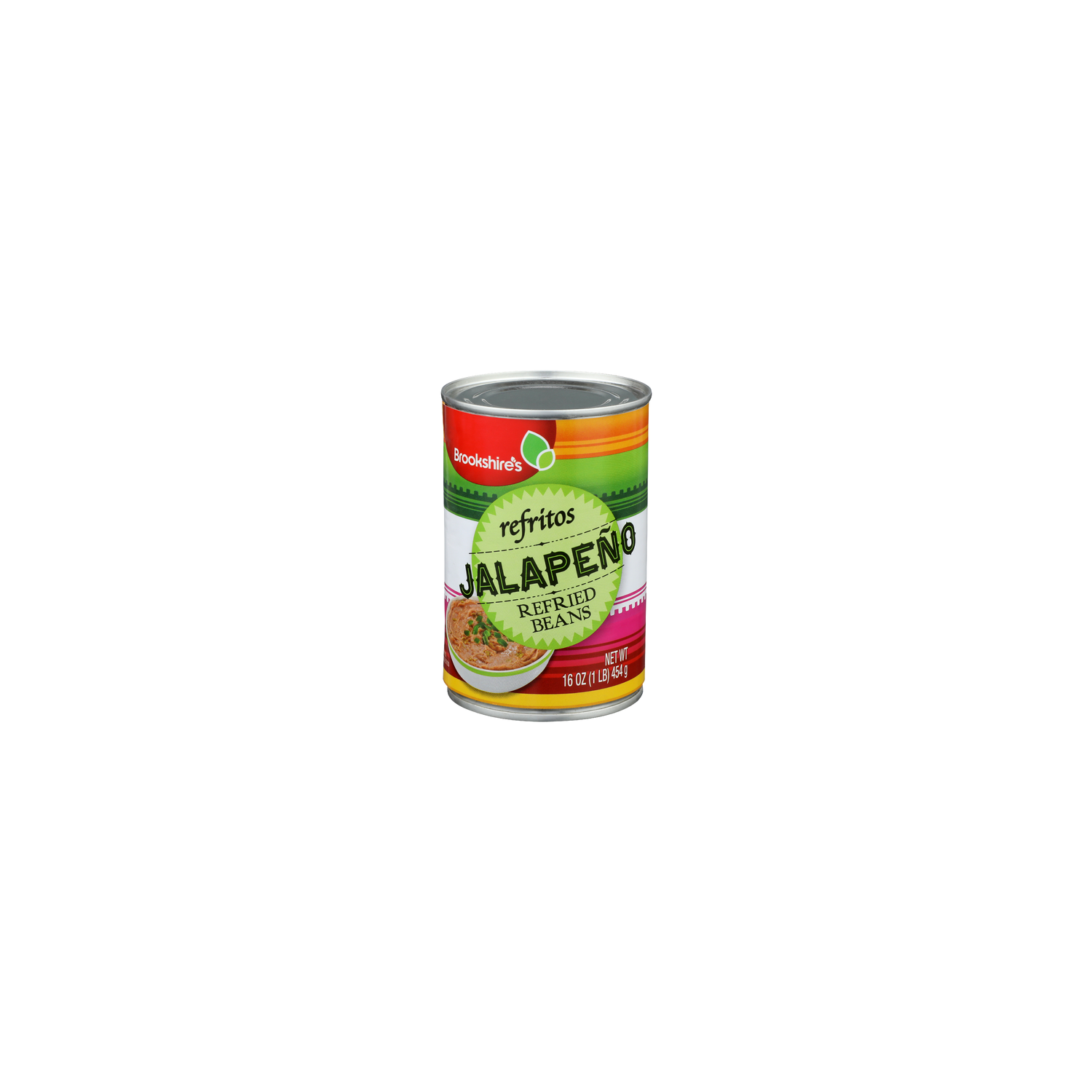 Brookshire's Jalapeno Refried Beans - 16 Ounce Image 1 of 4