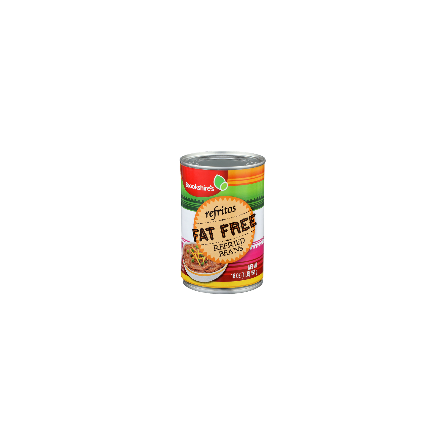 Brookshire's Fat Free Refried Beans - 16 Ounce Image 1 of 4