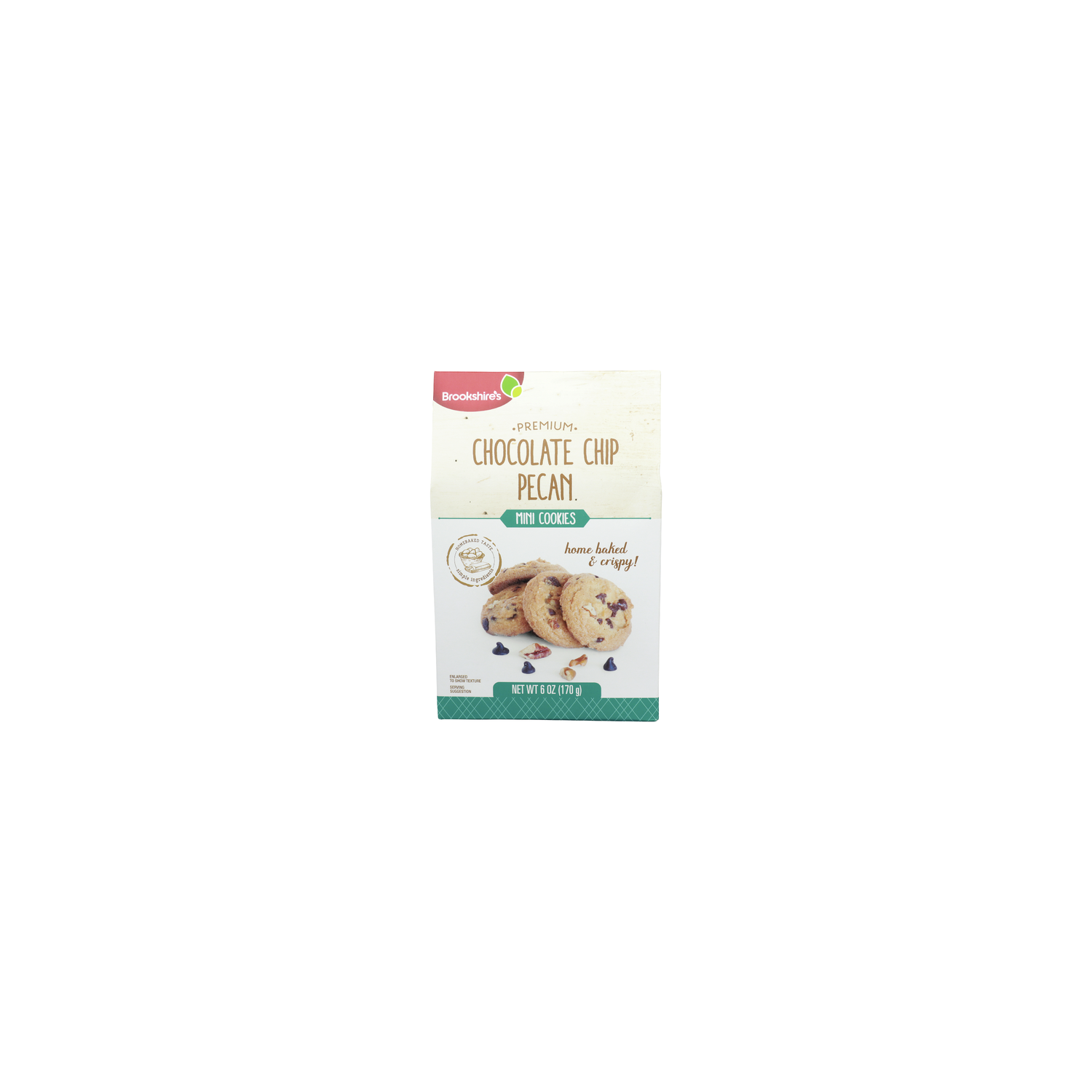 Brookshire's Chocolate Chip Pecan Premium Mini Cookies - 6 Ounce Image 1 of 4