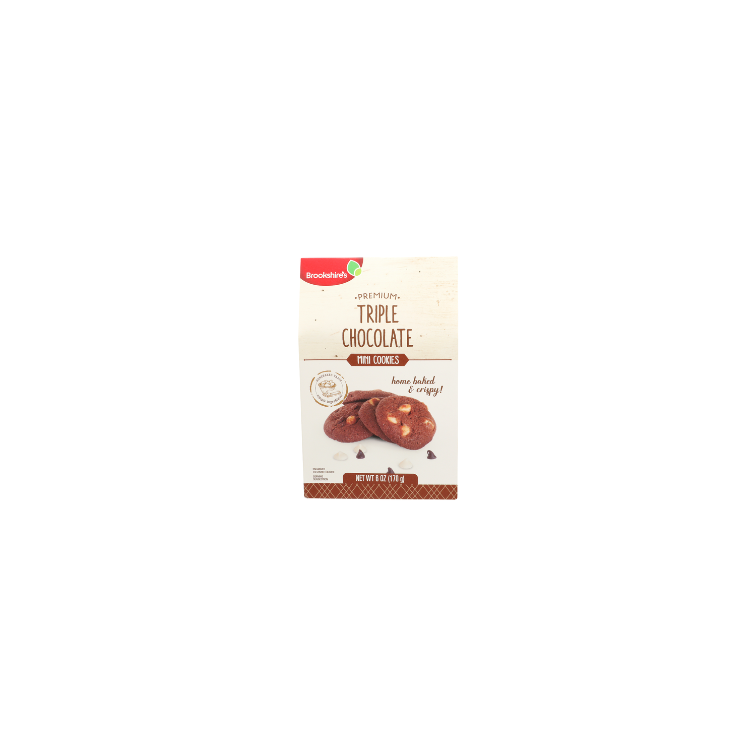 Brookshire's Premium Triple Chocolate Mini Cookies - 6 Ounce Image 1 of 4
