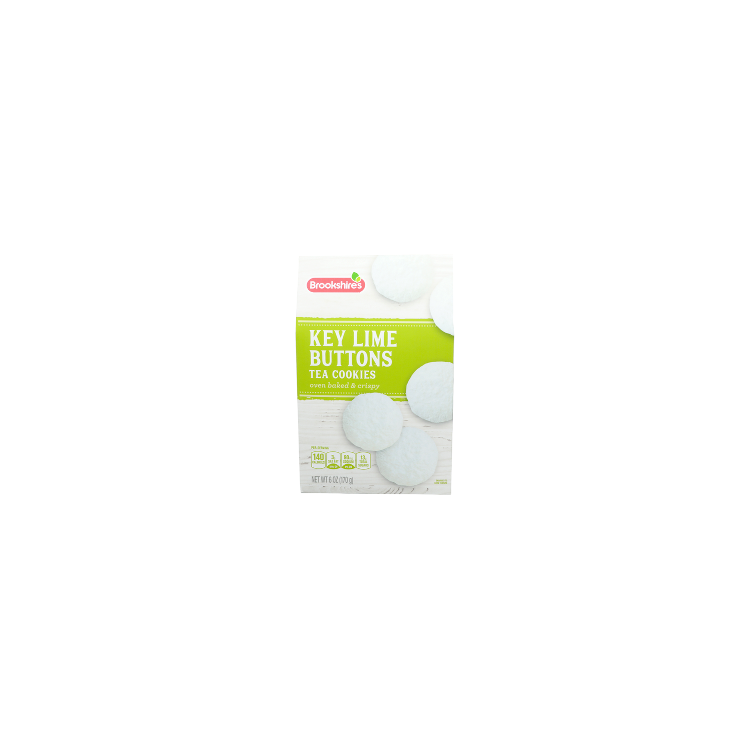 Brookshire's Key Lime Buttons Tea Cookies - 6 Ounce Image 1 of 4