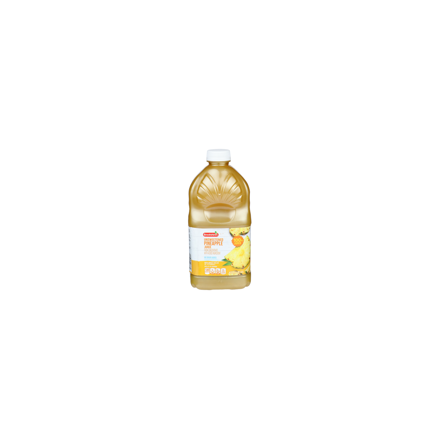 Brookshire's 100% Unsweetened Pineapple Juice - 48 Fluid Ounce Image 1 of 4